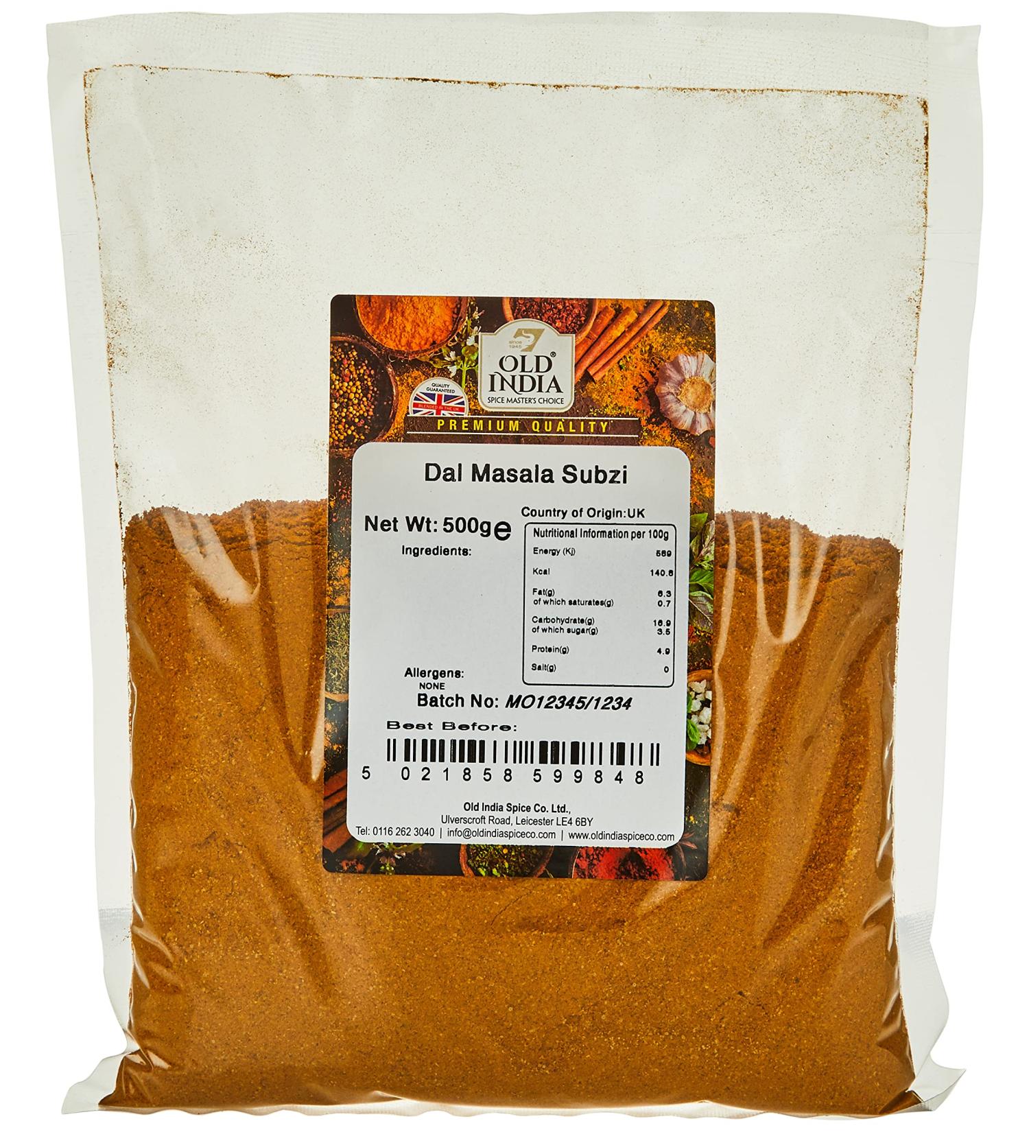 Old India Dal Masala Subzi 500g - Buy Online on GoSupps.com