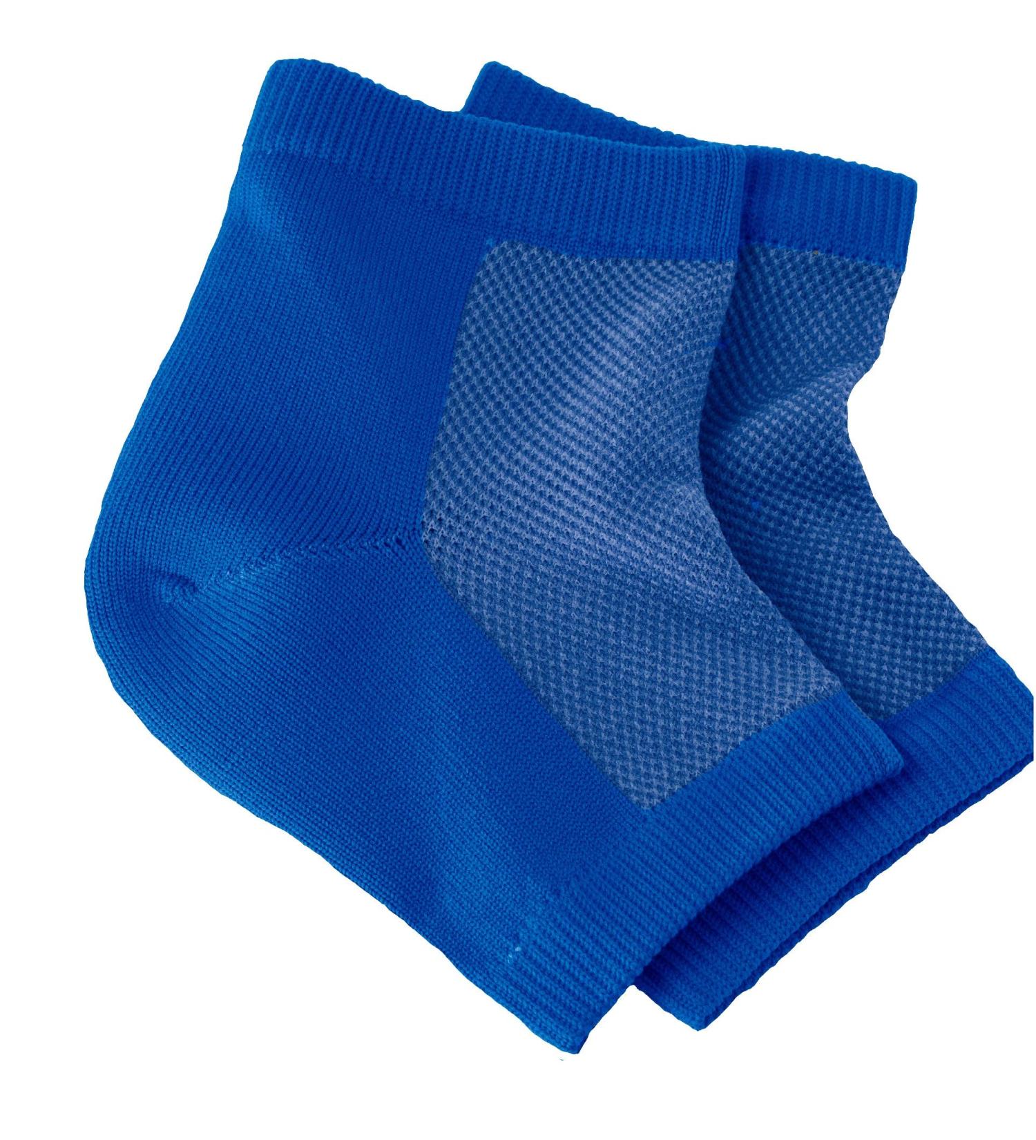 NatraCure Moisturizing Gel Heel Sleeves - Royal Blue (3 Pairs) Regular Size | 608-M-RB CAT3PK - Buy Online on GoSupps.com