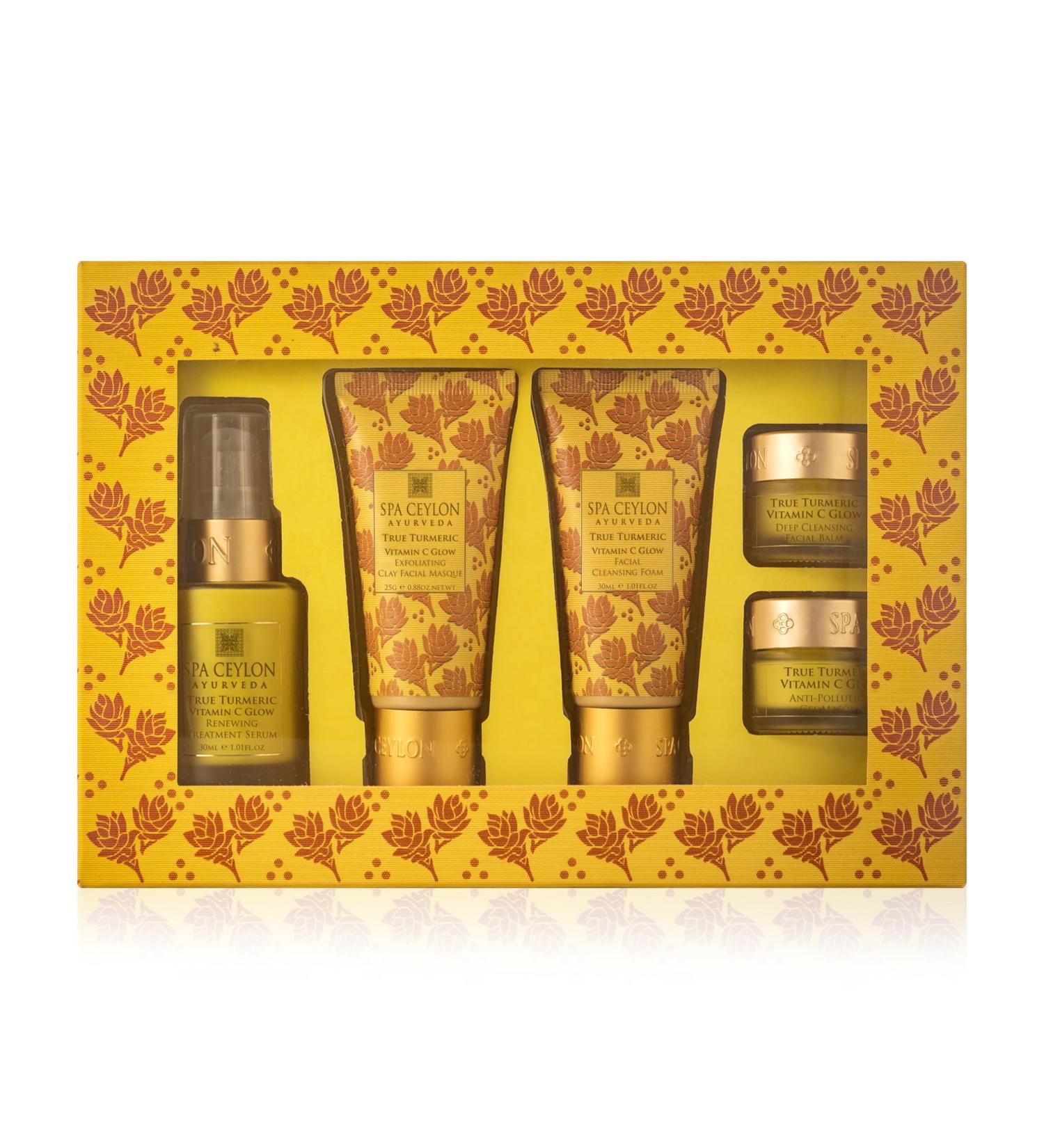 Buy SPA CEYLON True Turmeric Face Care Essentials Set | Wellness Spa Gift | Natural Beauty Ritual & Body Care - Buy Online on GoSupps.com