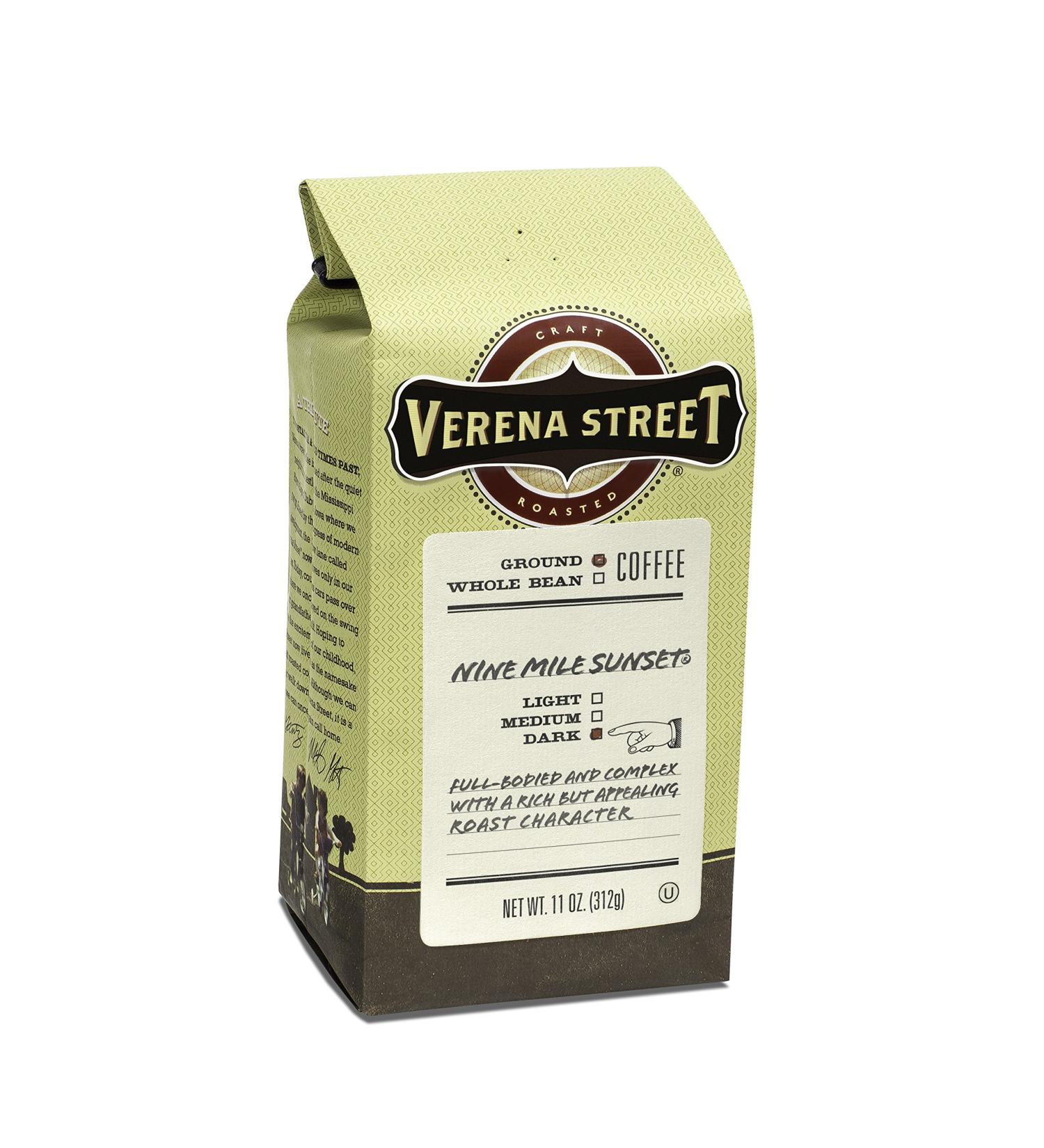 Verena Street Nine Mile Sunset Dark Roast Ground Coffee 11 oz - Rich Flavor - Buy Online on GoSupps.com