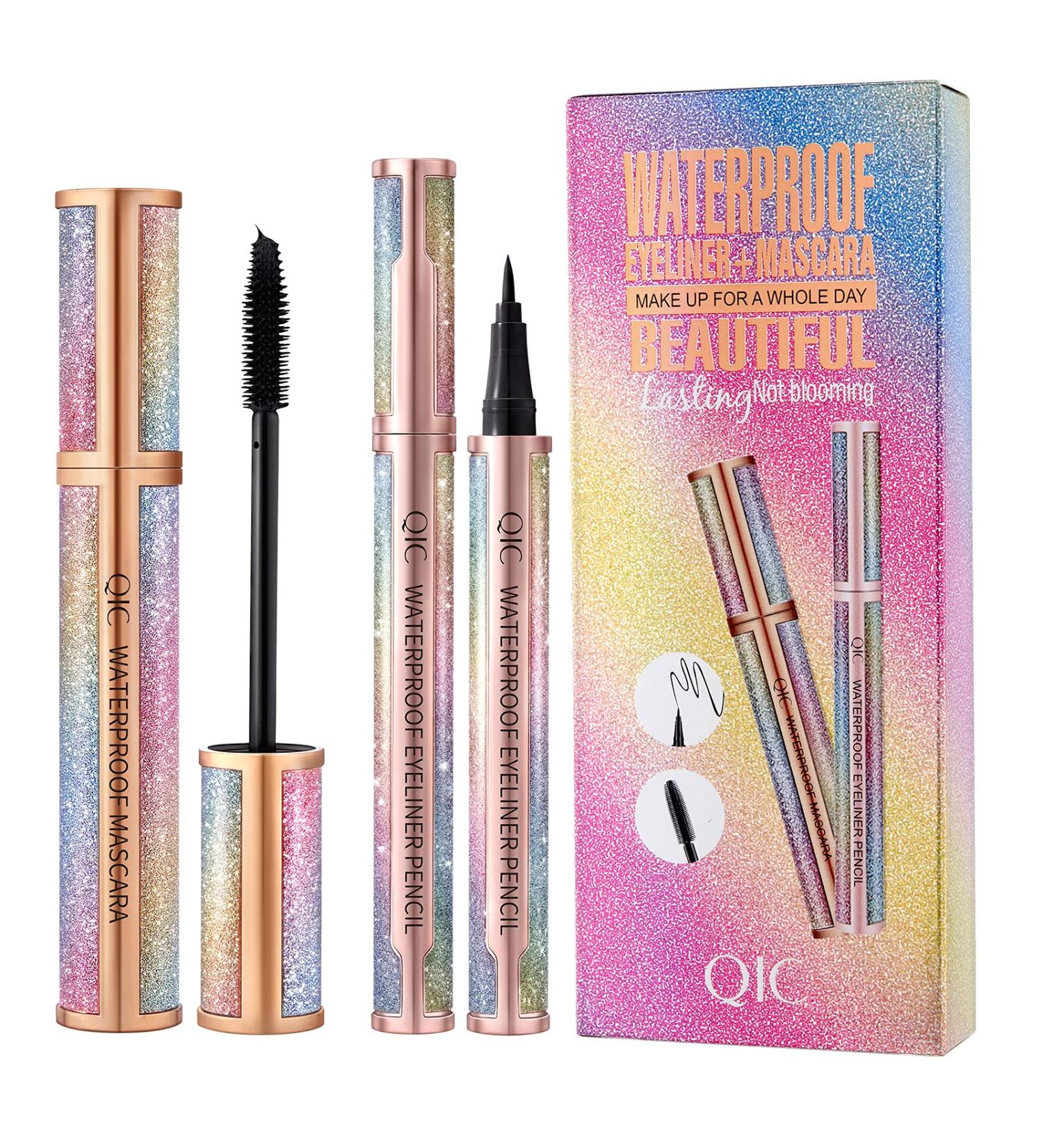 ONLYOILY Black Mascara & Perfect Slim Eyeliner - Long-Lasting Precise Eye Makeup for Perfectly Extended Lashes - Buy Online on GoSupps.com