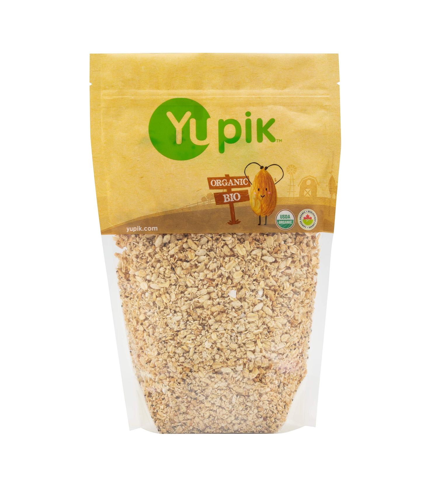 Yupik Organic Coconut Chia Cereal with Brown Rice & Chia Non-GMO Vegan Gluten-Free 1 Kg - Buy Online on GoSupps.com