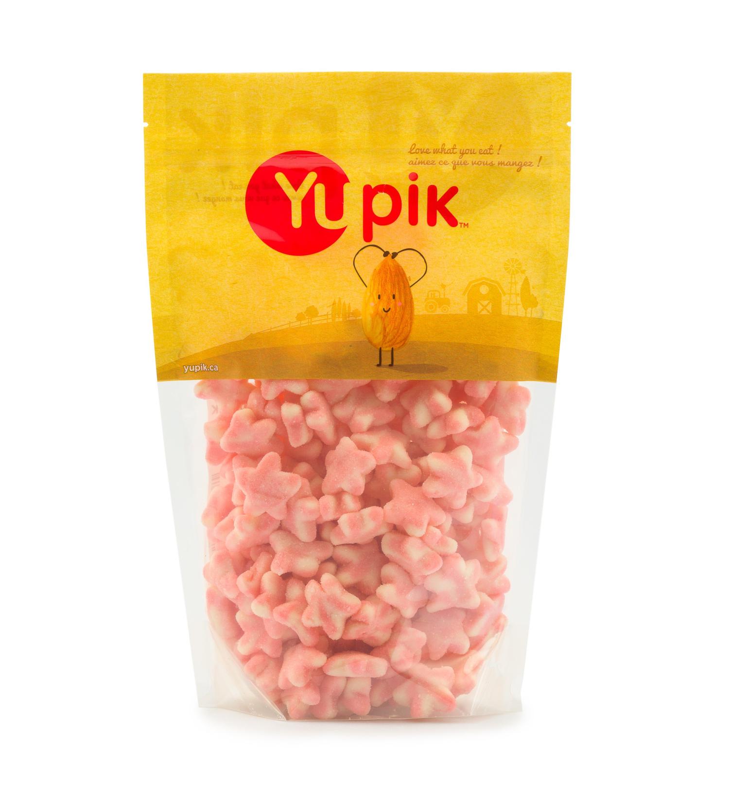 Yupik Gummy Star Sugar Twists 1 kg 6 Count Gluten-Free Sugary Coating Strawberries & Cream Flavor Chewy Star-Shaped Gummies Sweet Candy Delicious Snack Ideal for Gifting Holidays & Baking 6 kg - Buy Online on GoSupps.com