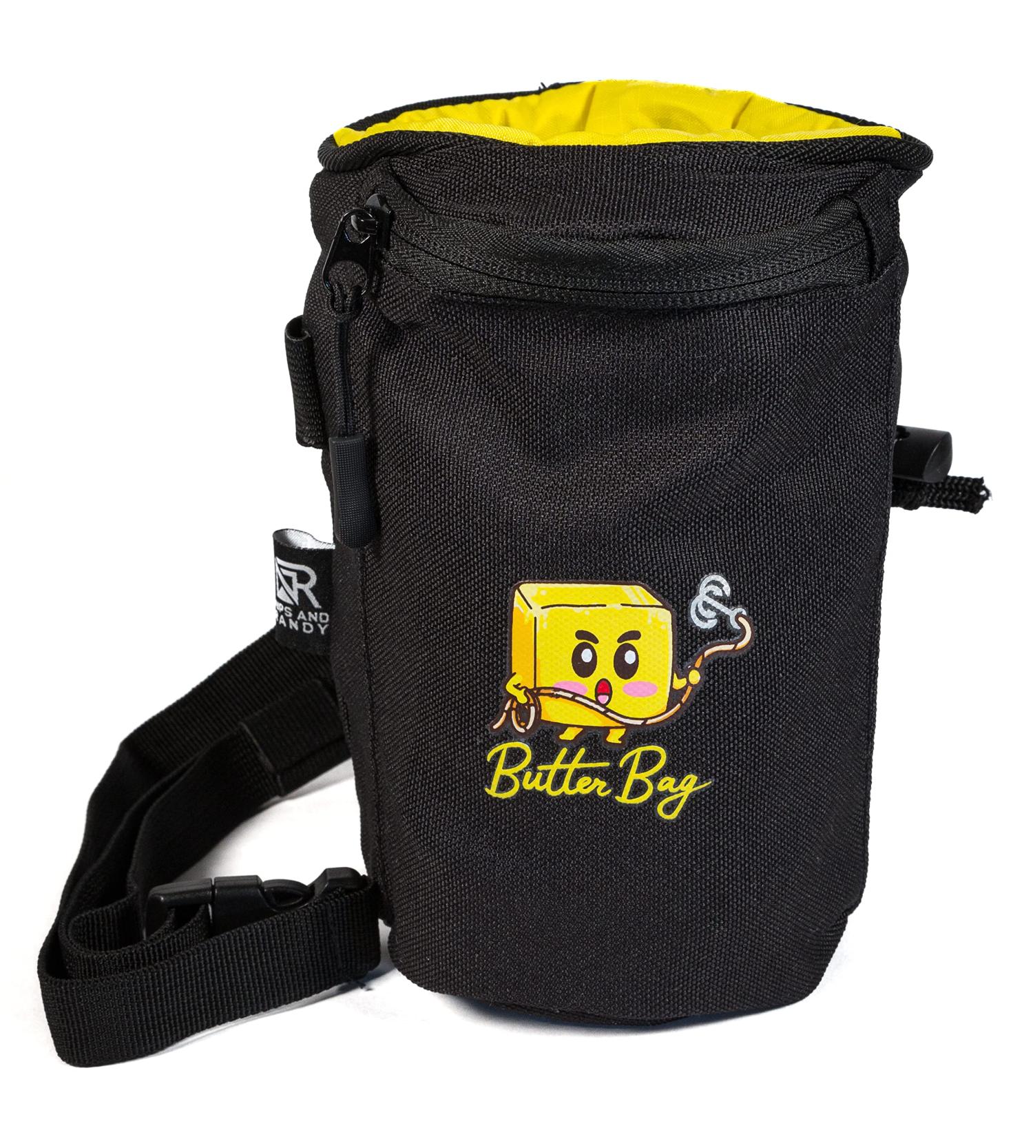 Nips and Randy Chalk Bag for Rock Climbing & Bouldering | Butter Bag with Cell Phone Pocket | Adjustable Waist Strap | Cute & Funny Design | Ideal for Weightlifting & Bodybuilding - Buy Online on GoSupps.com