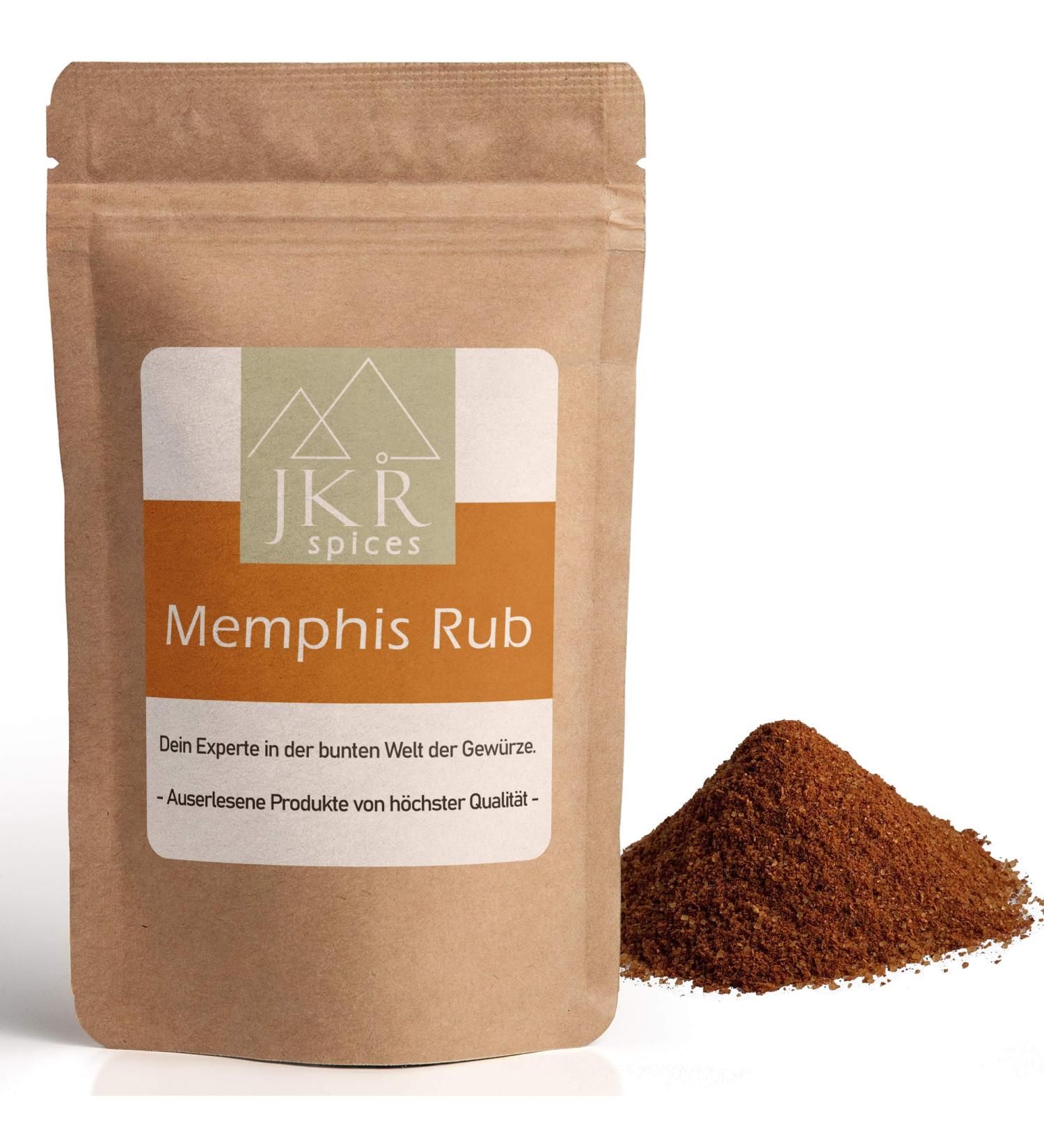  JKR Spices JKR Spices Memphis Spice Rub - BBQ Spice Rub - Dry Marinade Spice Mix for Grilling Poultry Chicken Chicken Wings Pulled Pork (250g) - Buy Online on GoSupps.com