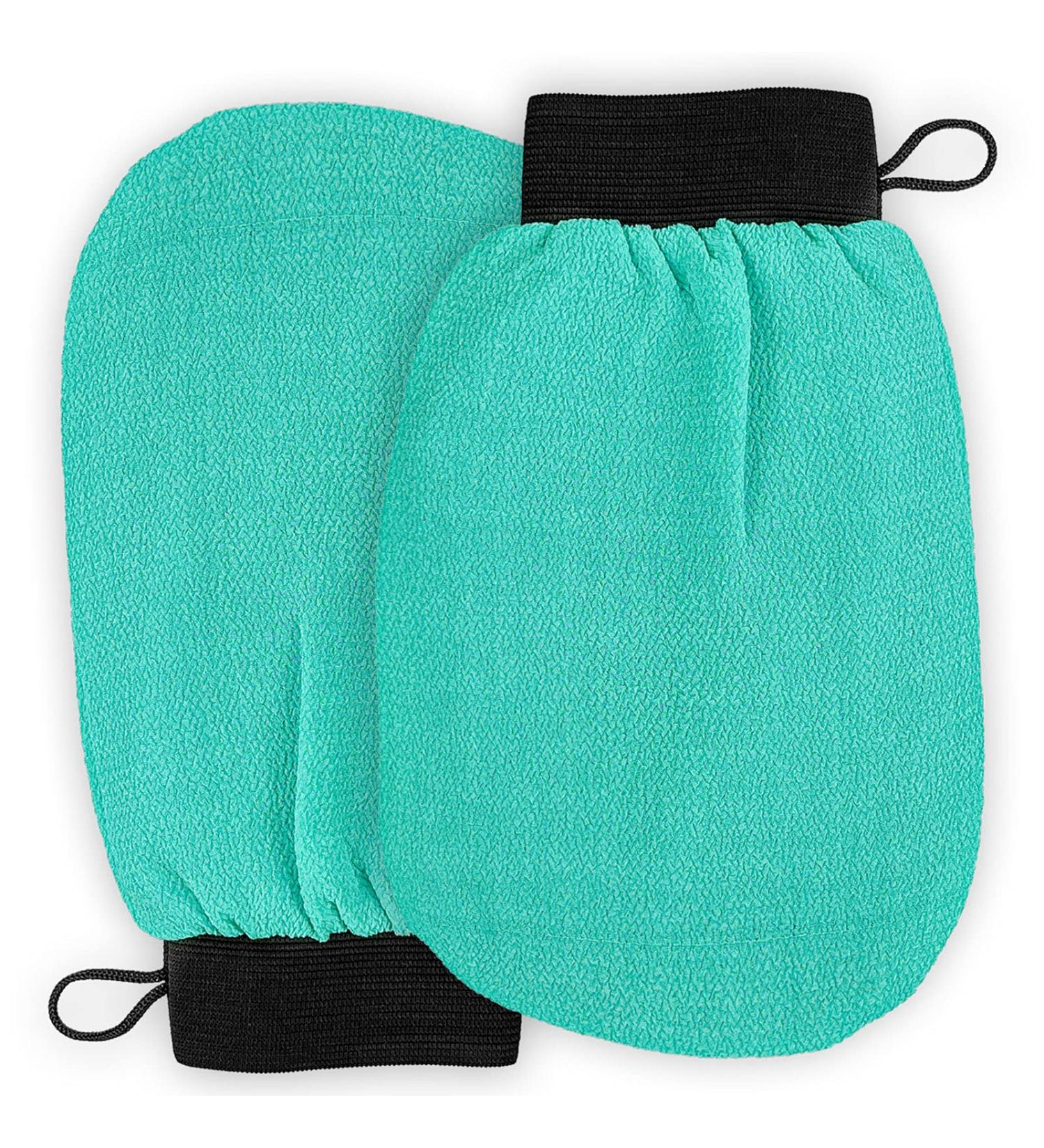 Yiclick Korean Peeling Gloves - Exfoliating Body Scrub Glove for Men & Women | Remove Dead Skin Easily - Buy Online on GoSupps.com