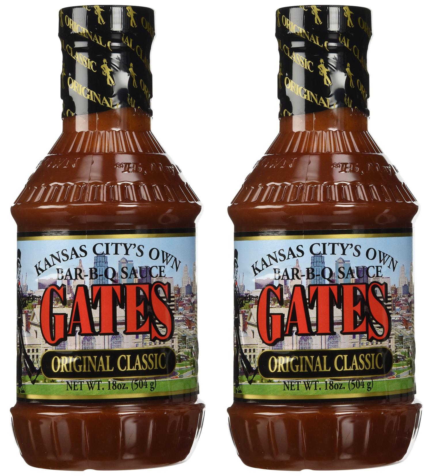 Gates Original Classic Bar-B-Q Sauce 18oz Bottle (Pack of 2) | Kansas City Style BBQ Sauce - Buy Online on GoSupps.com