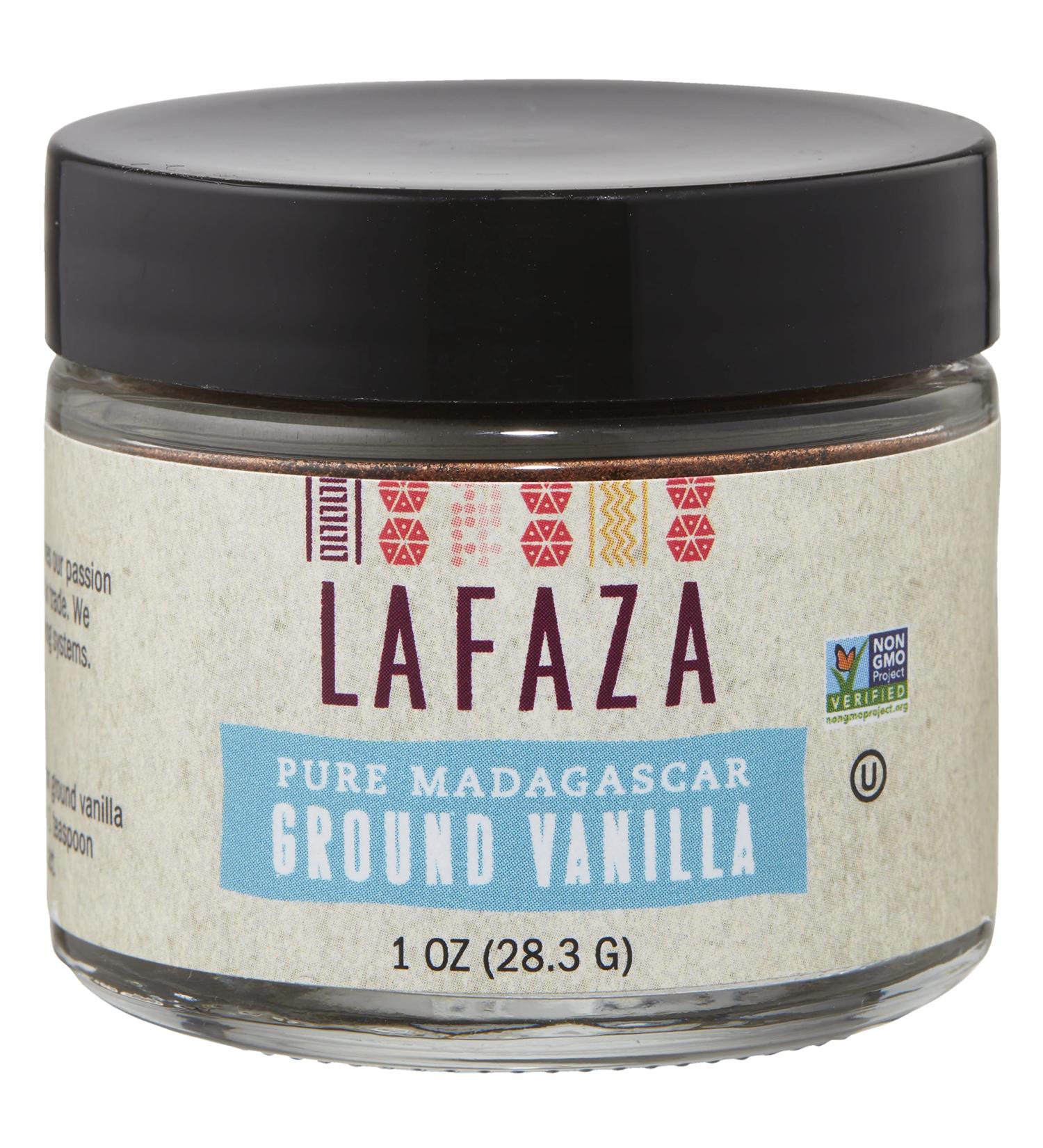 Lafaza Madagascar Bourbon Pure Ground Vanilla Bean Powder 1oz - All Natural & Authentic | Pack of 1 - Buy Online on GoSupps.com