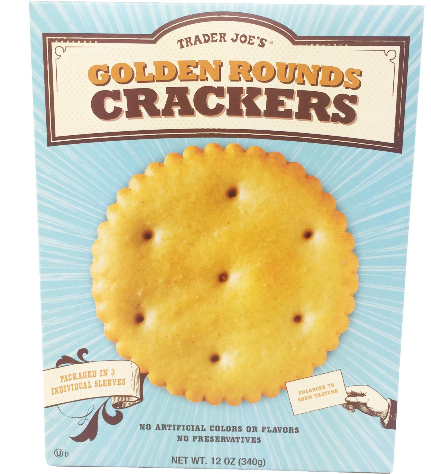 Trader Joes Golden Rounds Crackers 12 Oz. - Buy Online on GoSupps.com