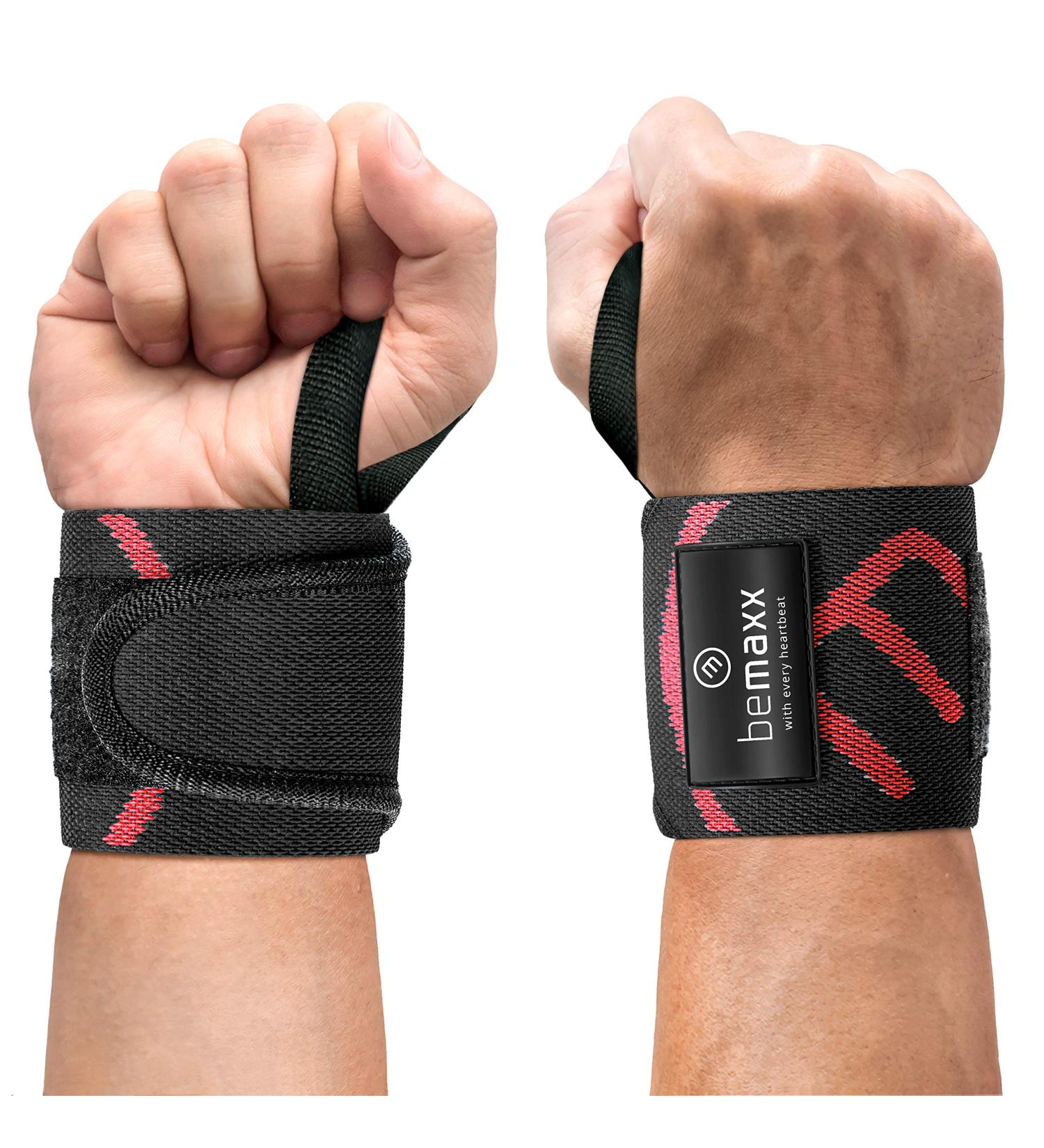 Wrinkled Bandages Fitness Strength Training - 2x Wrist Wraps for Weightlifting & Bodybuilding | Durable Wrist Support for Men & Women - Buy Online on GoSupps.com