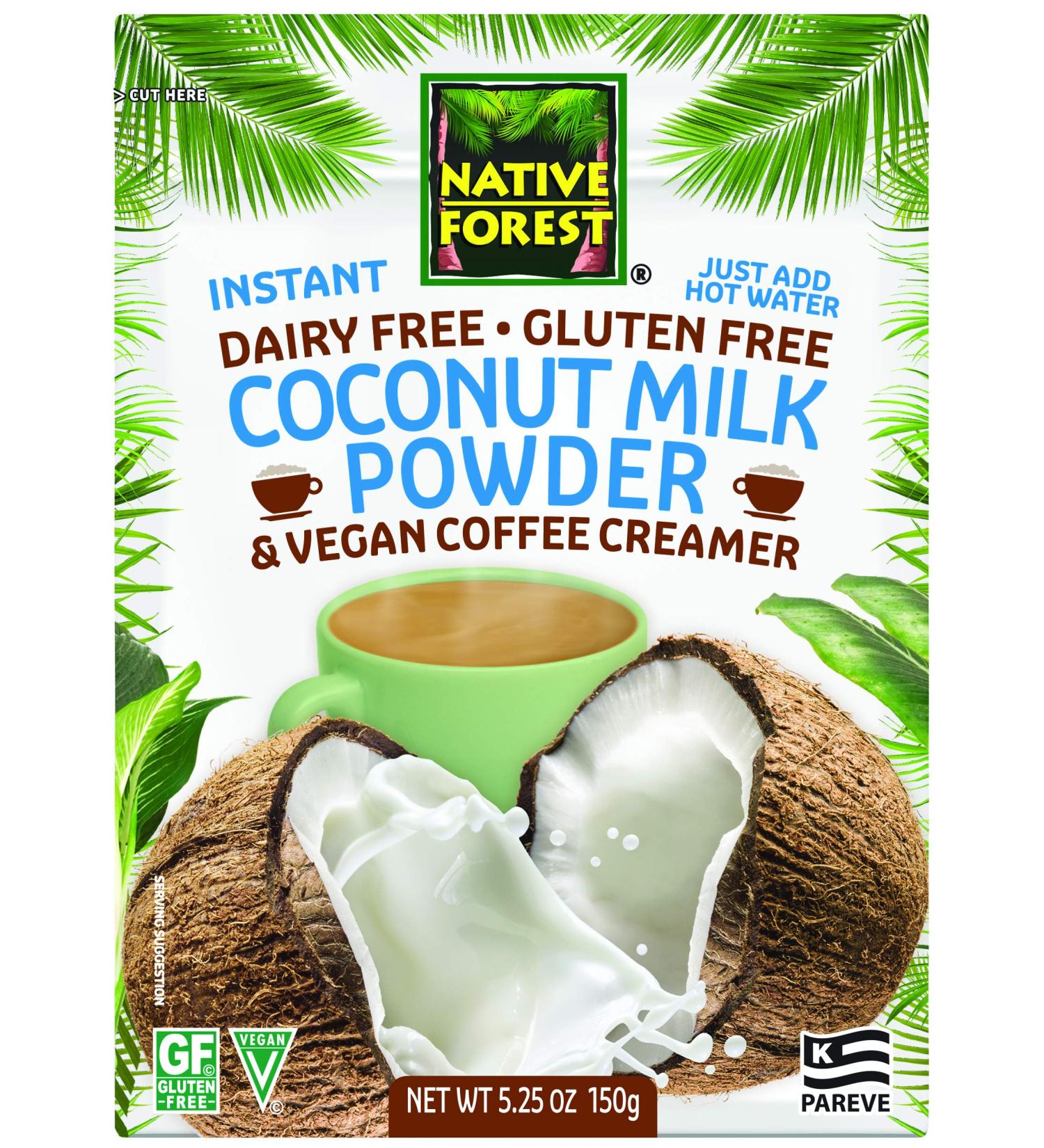Native Forest Coconut Milk Powder 5.25 oz Bags, Pack of 6 - Dairy-Free Vegan Option for Cooking & Baking - Buy Online on GoSupps.com