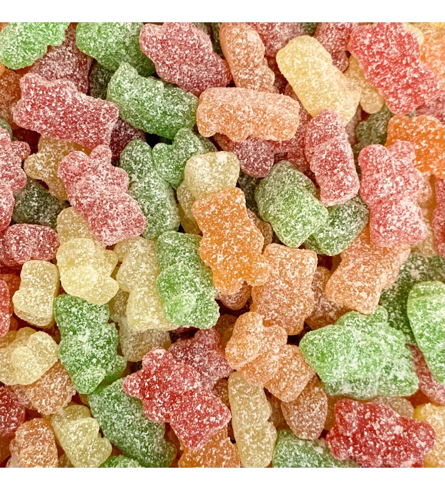 Fizzy Teddy Bears (Vegan) 500g Share Bag by The Gourmet Sweet Company