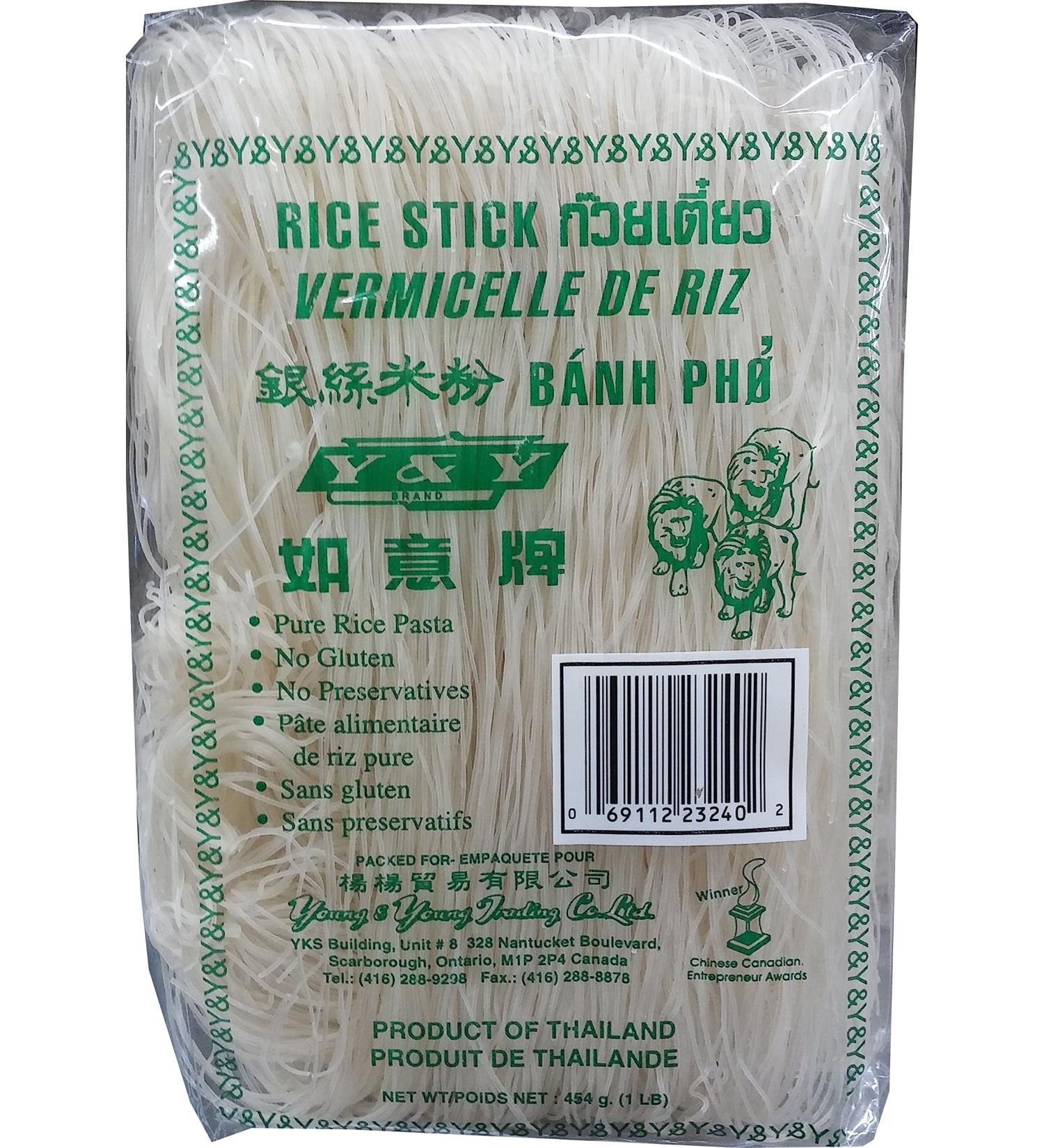 Y & Y Rice Thai Vermicelli 454g