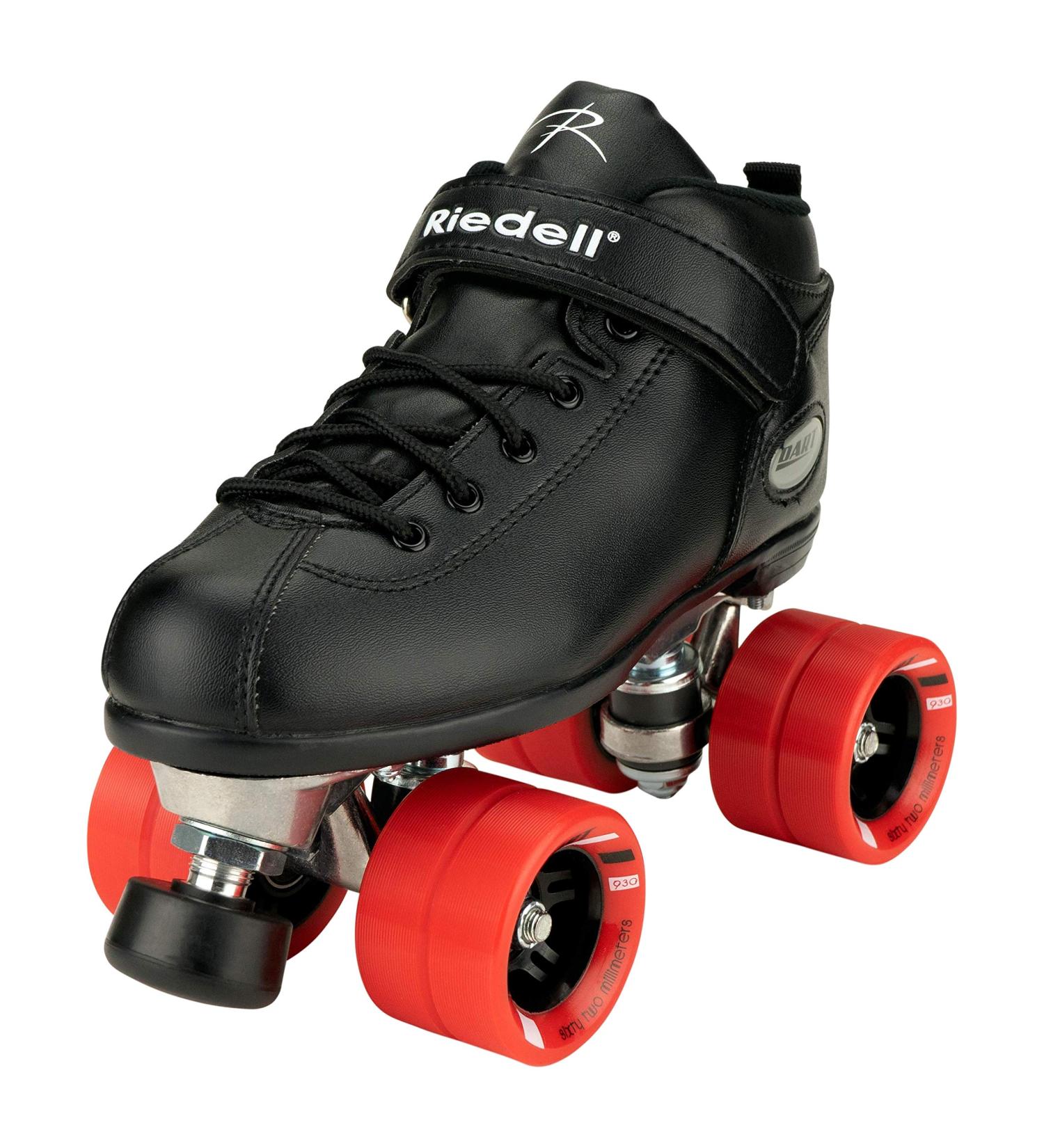 Riedell Dart Quad Roller Speed Skates Black 10 - High Performance Skates - Buy Online on GoSupps.com
