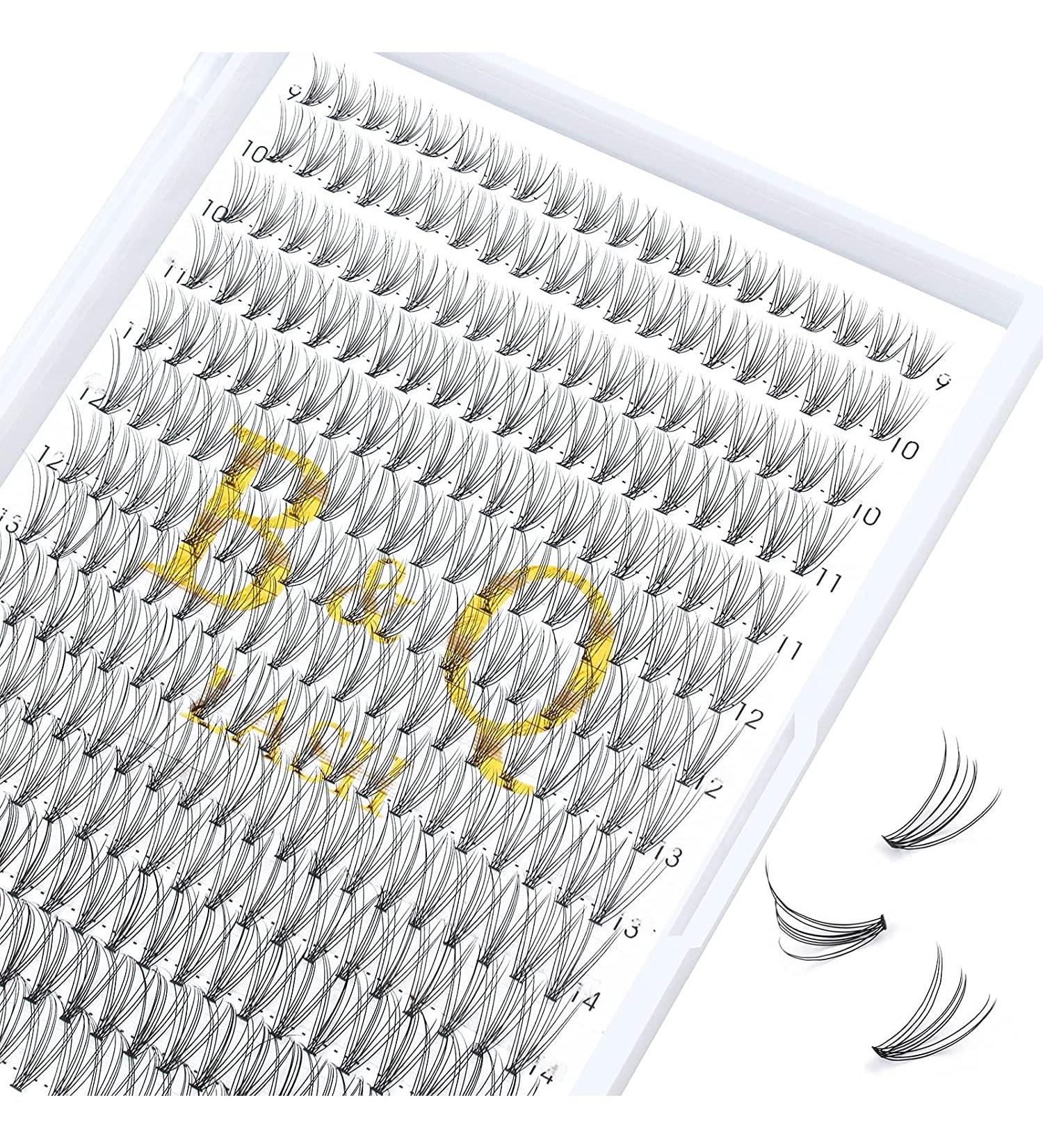10D-0.10D-280pcs 9-15 Mix Lash Clusters Individual Lashes - DIY Eyelash Extensions at Home - Buy Online on GoSupps.com
