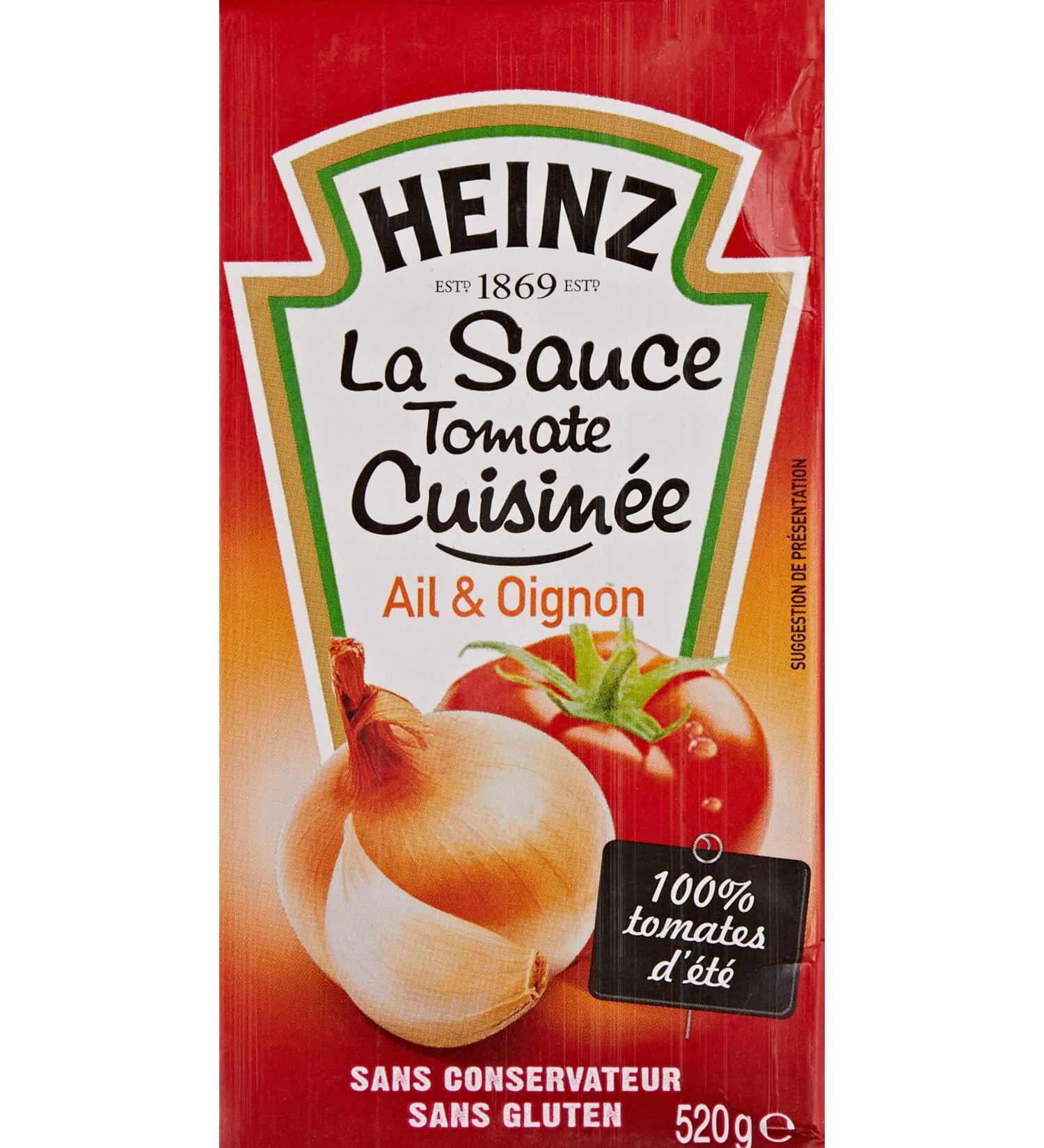 Heinz Brick Cooked Tomato Sauce 520g - Buy Online on GoSupps.com