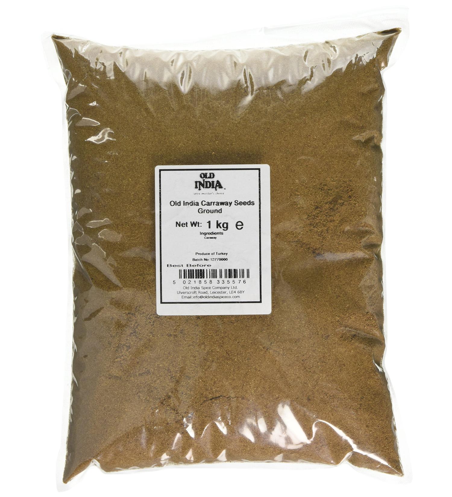 Old India Carraway Seeds Ground 1 Kg - Premium Quality Spice for Culinary Delights - Buy Online on GoSupps.com