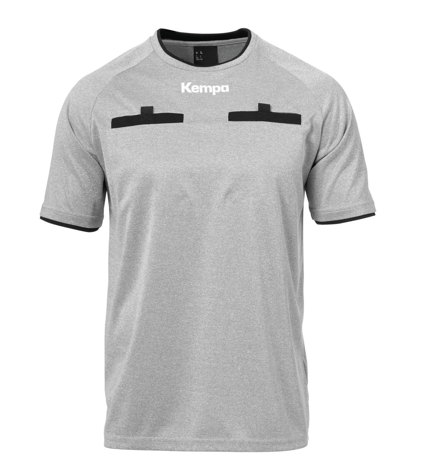 Kempa Men's Referee Jersey - Dark Grey Melange | International Shipping Available - Buy Online on GoSupps.com