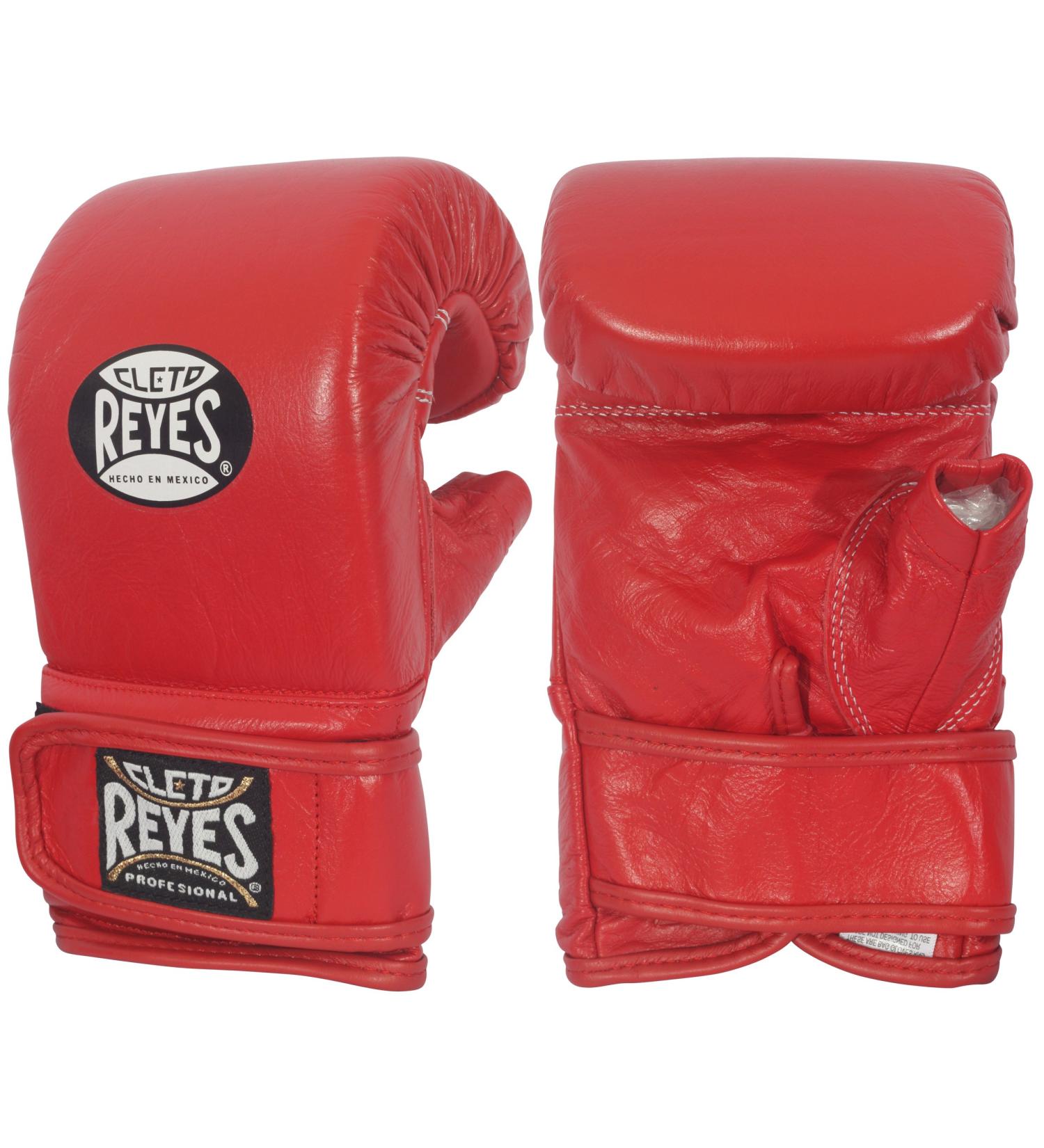 Ringside Cleto Reyes Hook & Loop Traditional Bag Gloves Medium Red