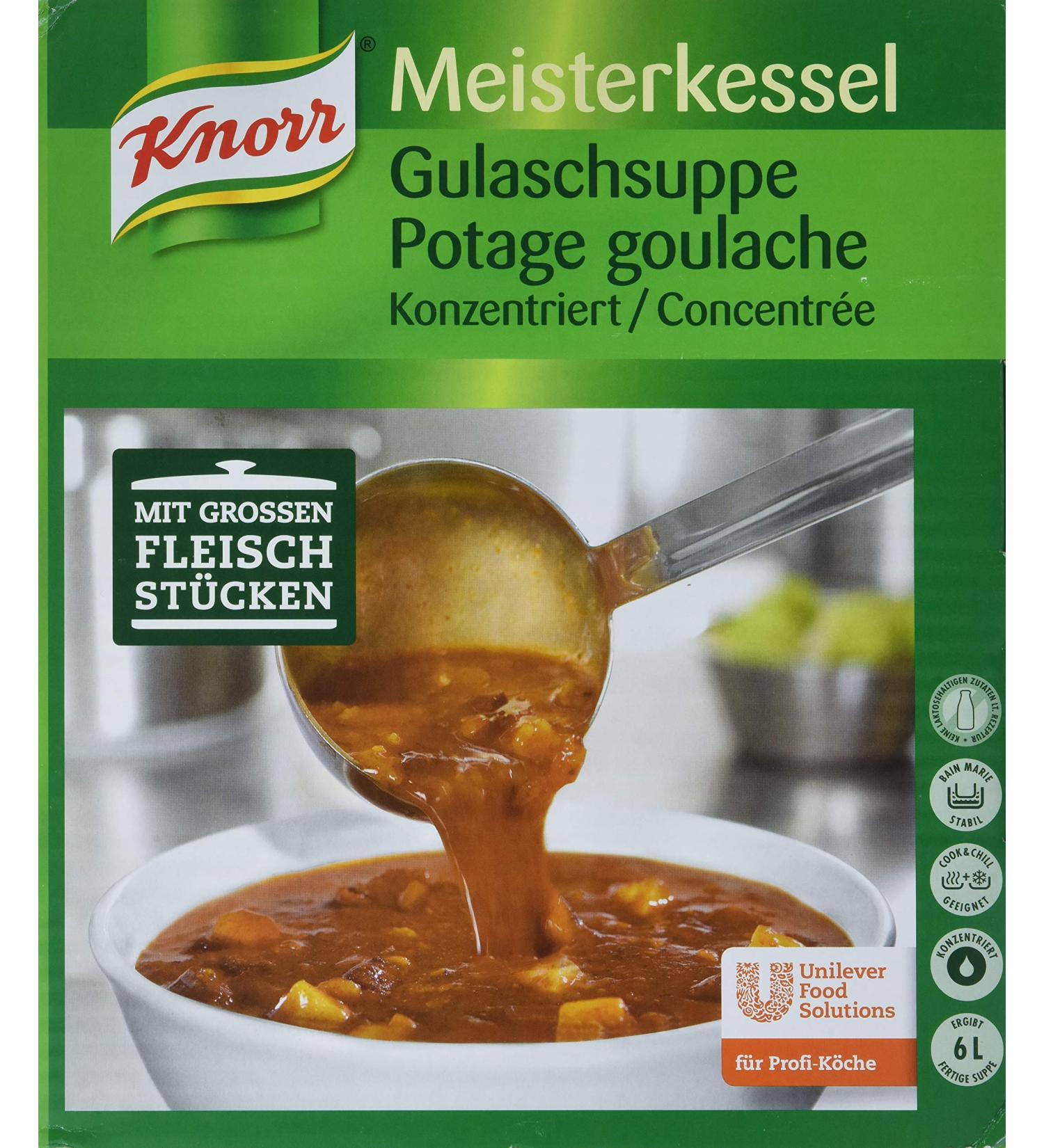Knorr Goulash Soup Concentrate (High Meat Content) - 3kg Pack (Beef) | International Shipping - Buy Online on GoSupps.com