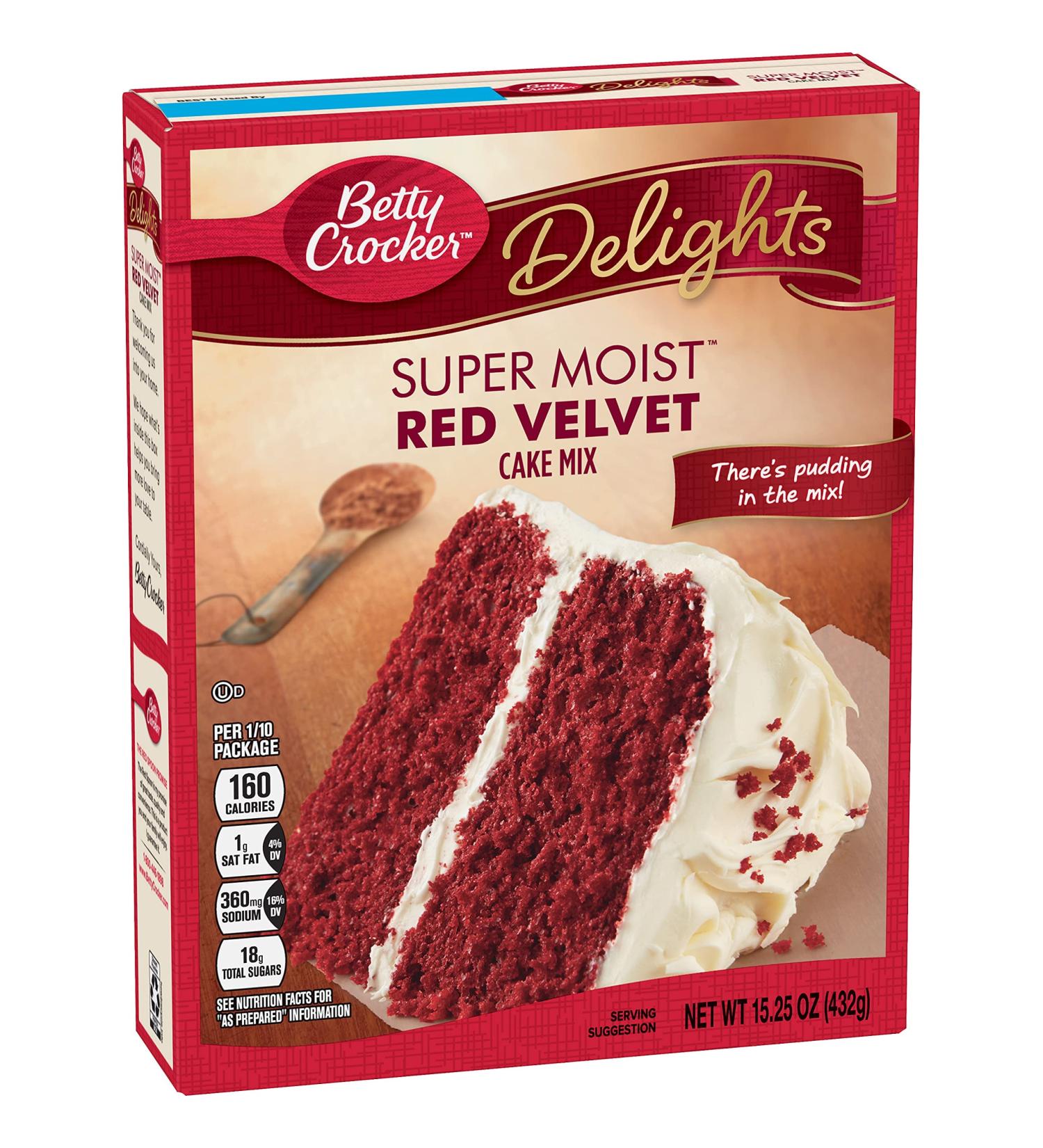 Betty Crocker Red Velvet Cake Mix 432g 15oz Red-Velvet 425.2 g (Pack of 1) - Buy Online on GoSupps.com