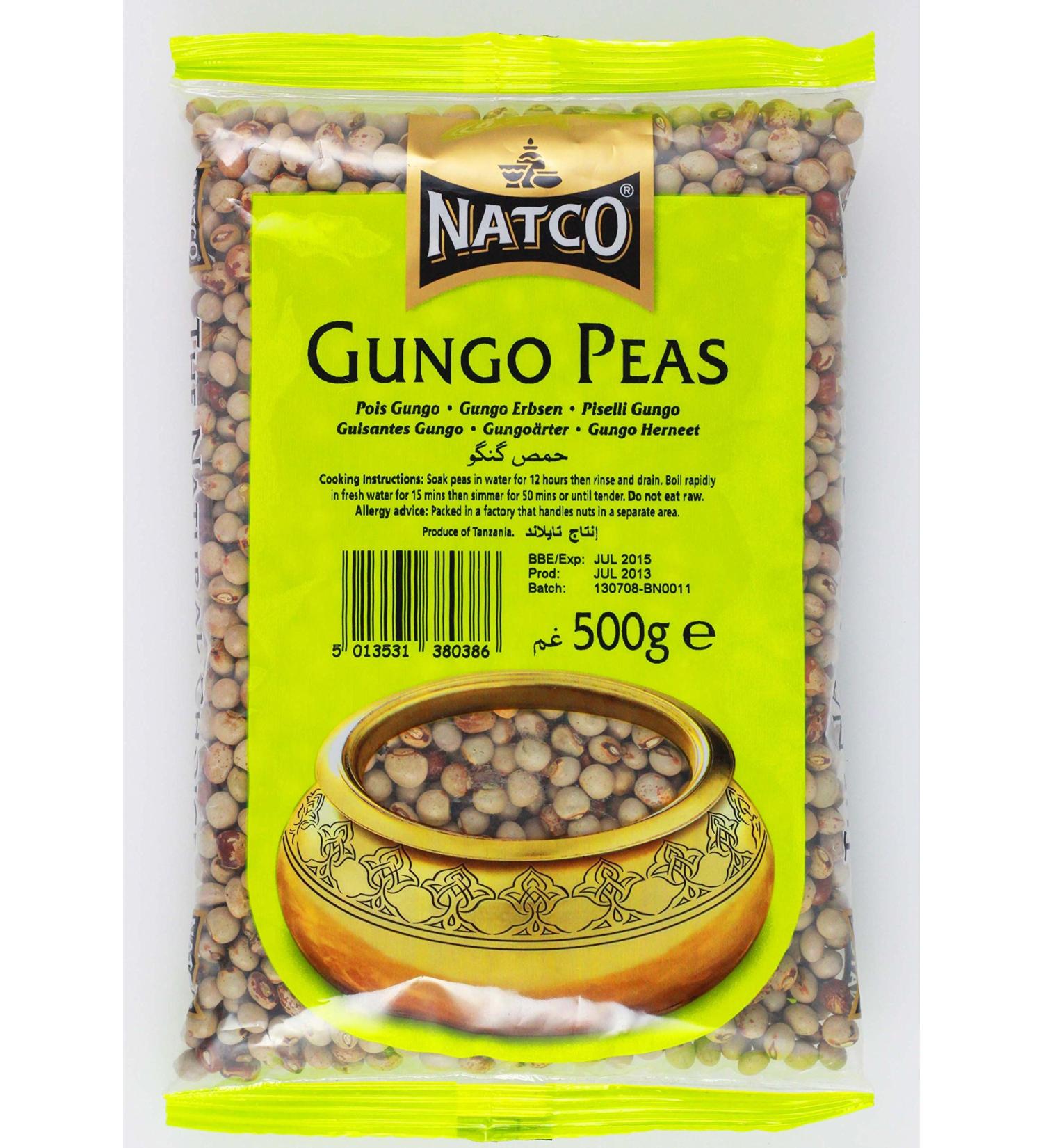 Natco Gungo Peas 500g