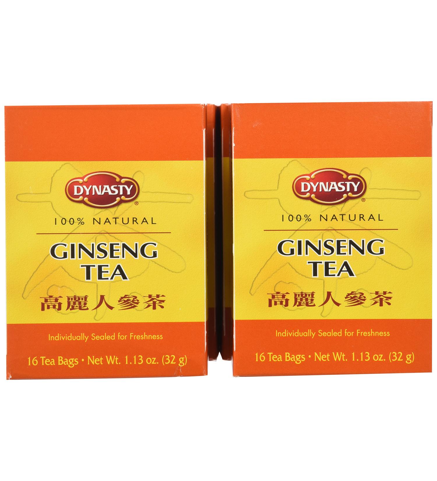 Dynasty Tea Ginseng 1.13-Ounce (Pack of 6) ginseng 1.13 Ounce (Pack of 6) - Buy Online on GoSupps.com