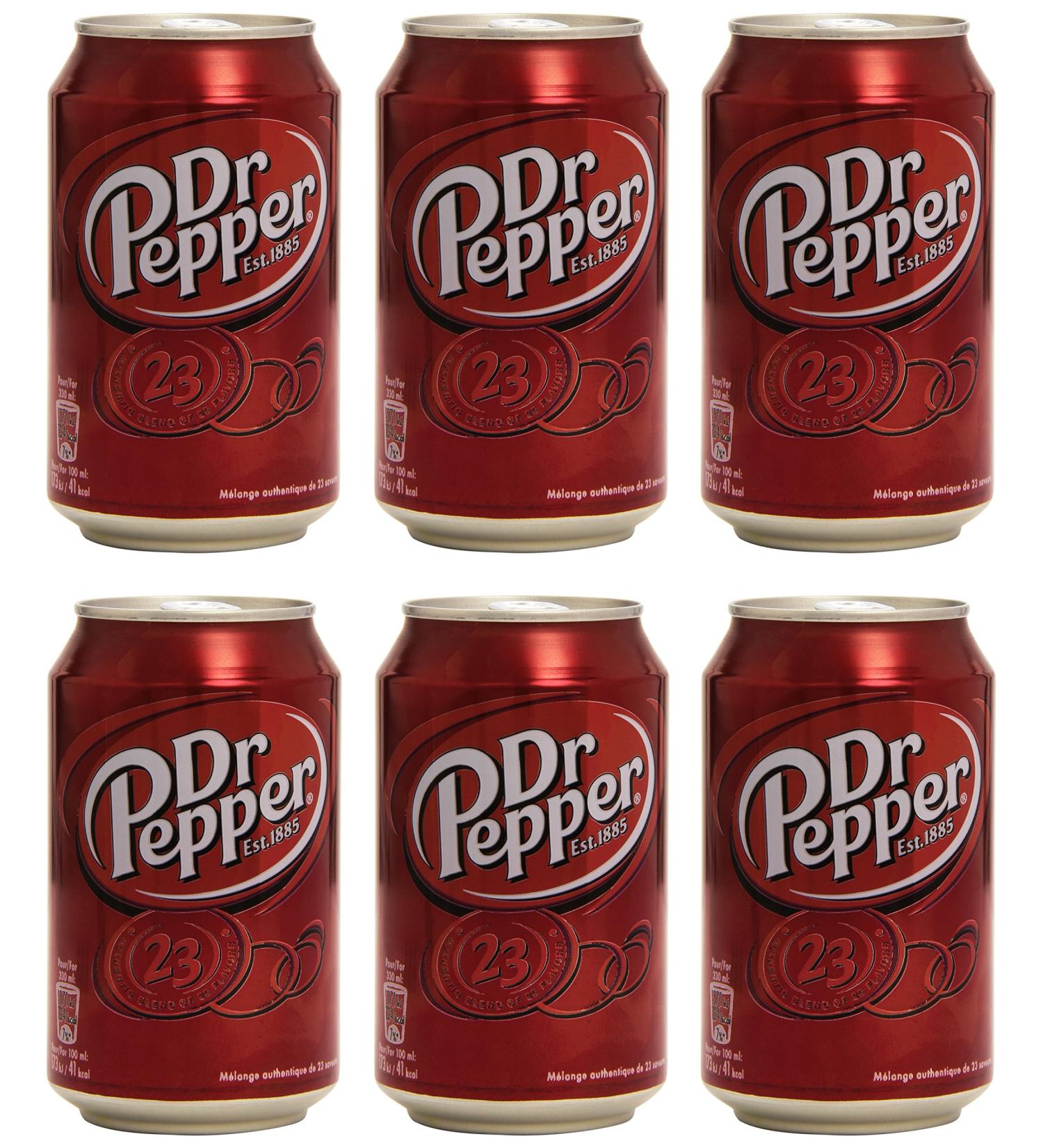 Dr Pepper 6 x 330 ml - Buy Online on GoSupps.com