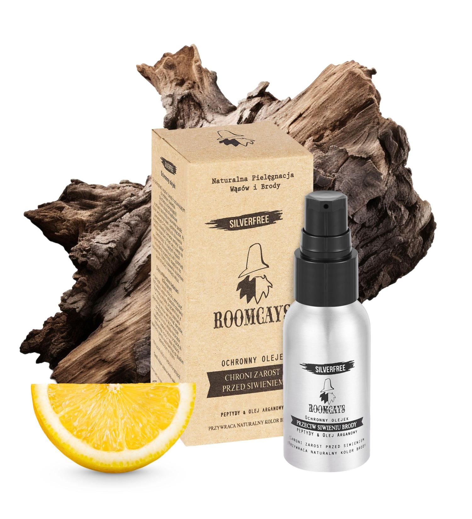 Huile de barbe naturelle qui am liore l' tat de la barbe et pr vient le grisonnement de la barbe Silverfree - Enlever le grisonnement de la barbe rajeunissement de la barbe contre le - Buy Online on GoSupps.com
