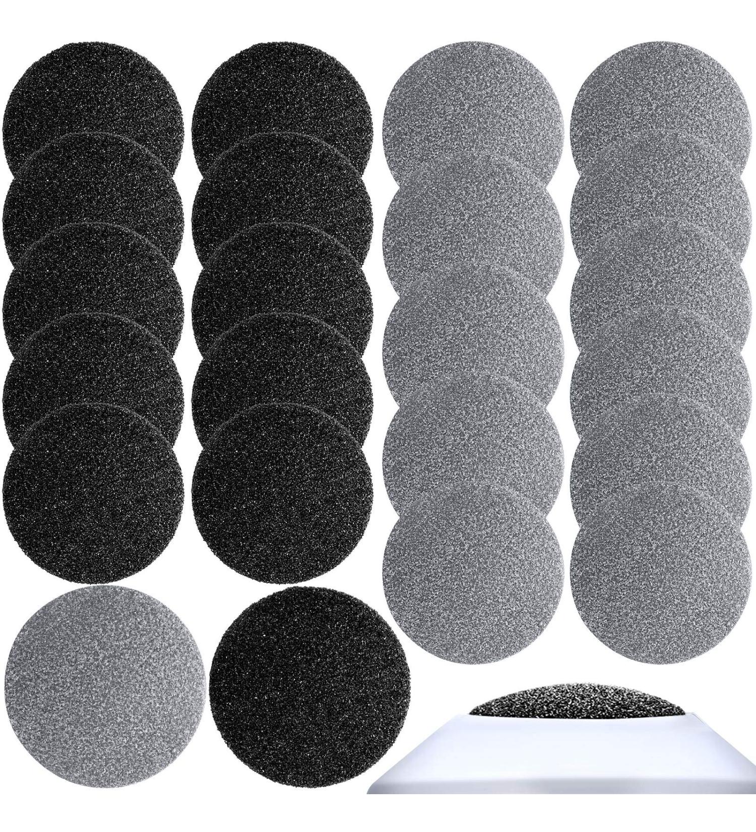 20-Piece Regular Coarse Replacement for Electric Foot File - Callus Remover Hard Skin Eliminator - Buy Online on GoSupps.com