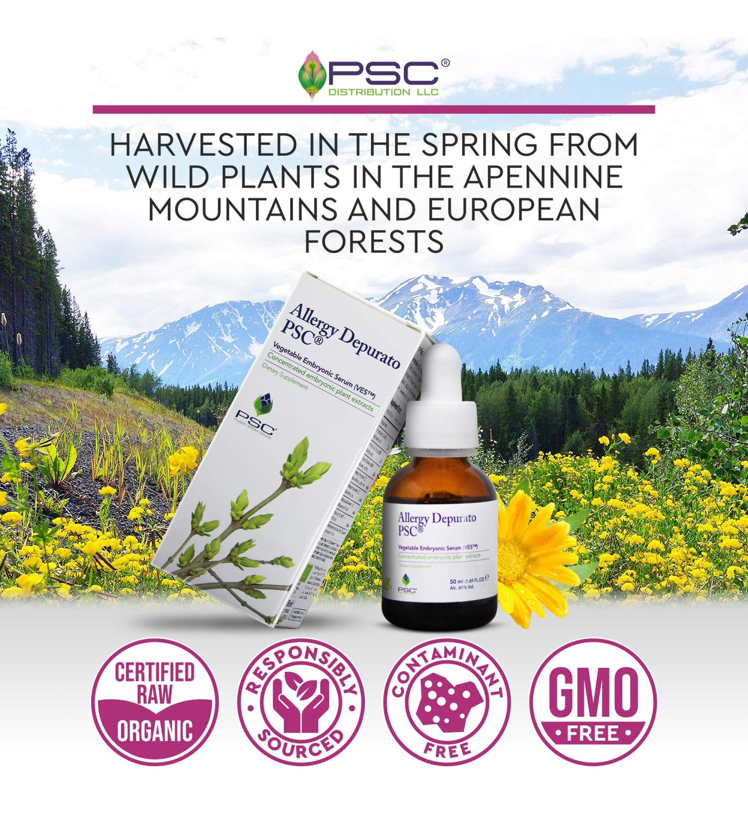 Allergy Lift Gemmotherapy - 50ml Budding Plant Stem Cell Extract | Natural Allergy Relief - Buy Online on GoSupps.com