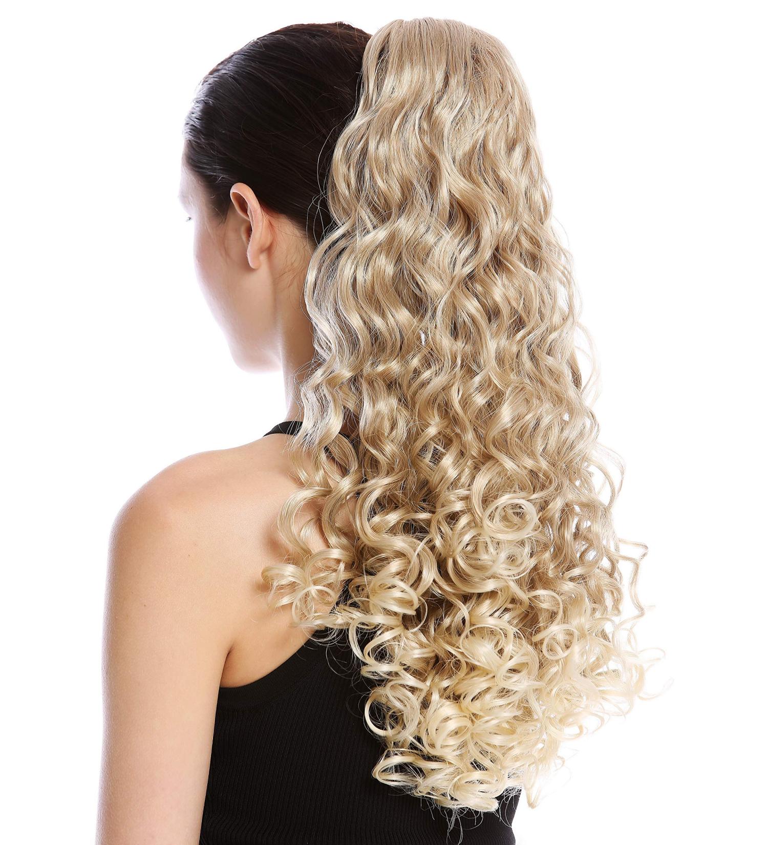 Wig Me Up 19axl-V 15t613 Hairpiece Braid Ponytail - Long Voluminous Honey Blonde Platinum 50 cm Mix - Buy Online on GoSupps.com