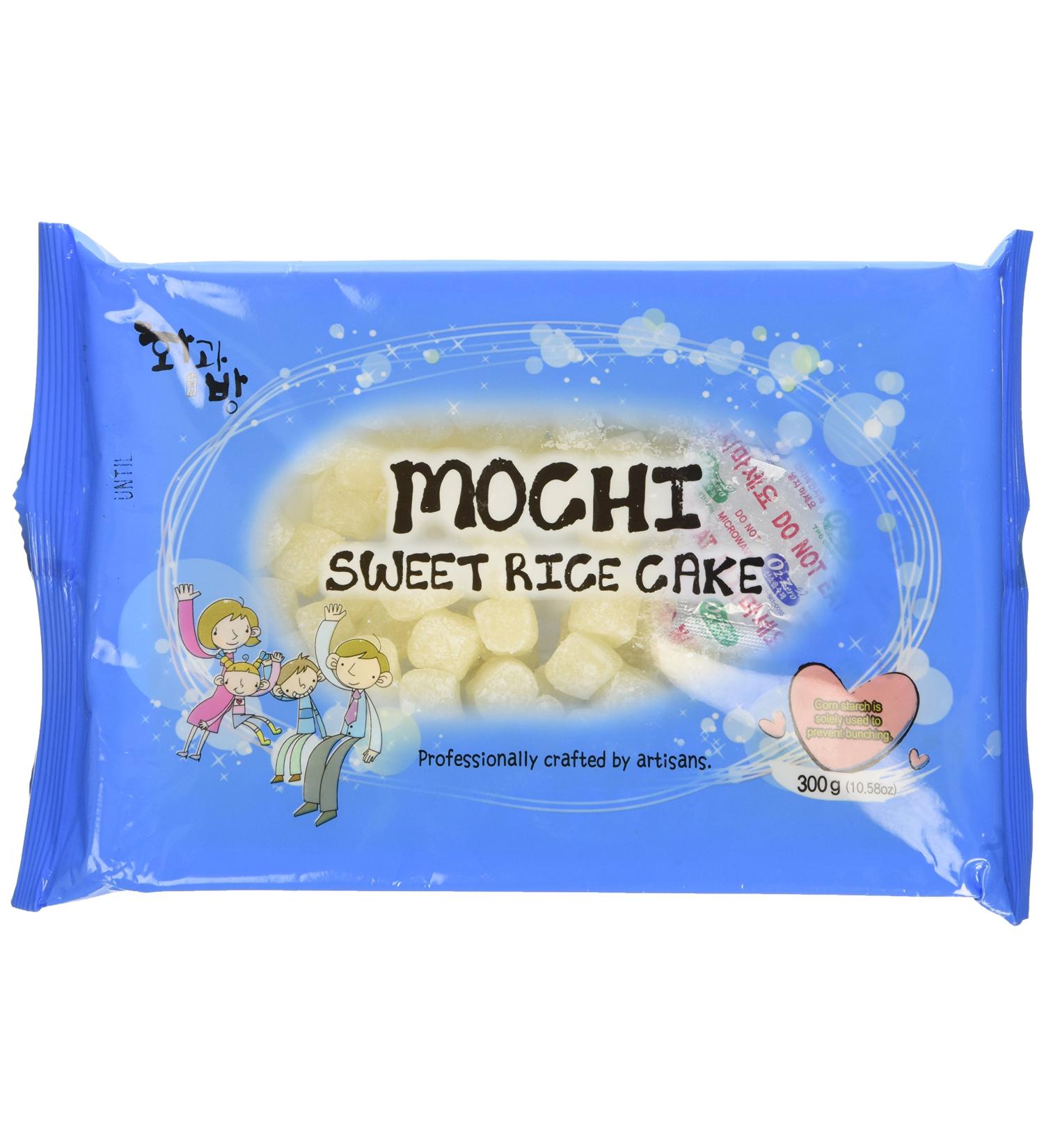 Mochi Sweet Rice Cake Topping - White 300g | 10.58oz - Authentic Japanese Treat - Buy Online on GoSupps.com