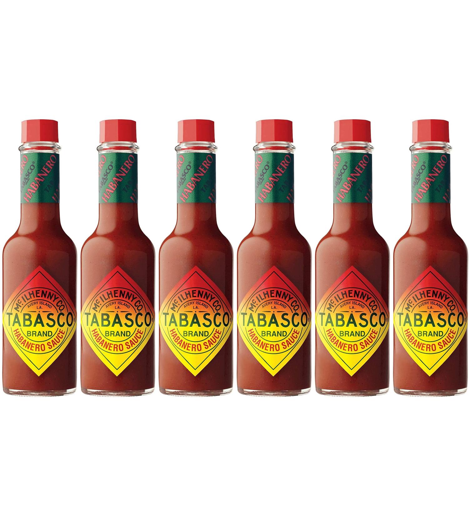 Tabasco Habanero Hot Sauce 60ml - Pack of 6 - Buy Online on GoSupps.com