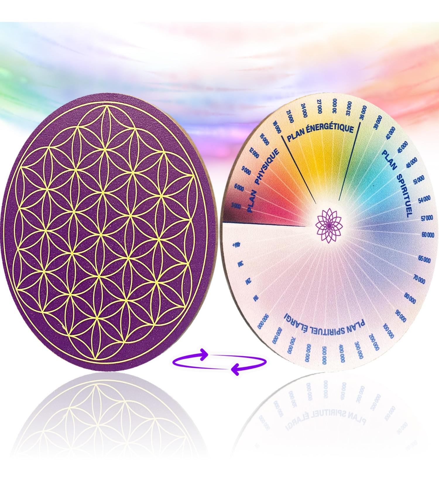 Vibratis Wooden Flower for Stone Refilling & Fortune Pendulum | Vibration Rate Scale - Shop Internationally - Buy Online on GoSupps.com