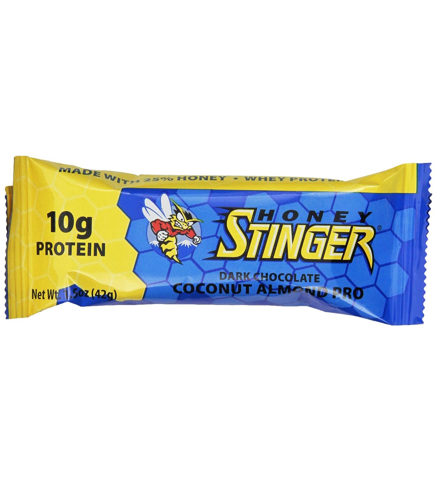 Honey Stinger Protein Bar Dark Chocolate Coconut Almond 1.5 Ounce (Pack of 15) - Buy Online on GoSupps.com