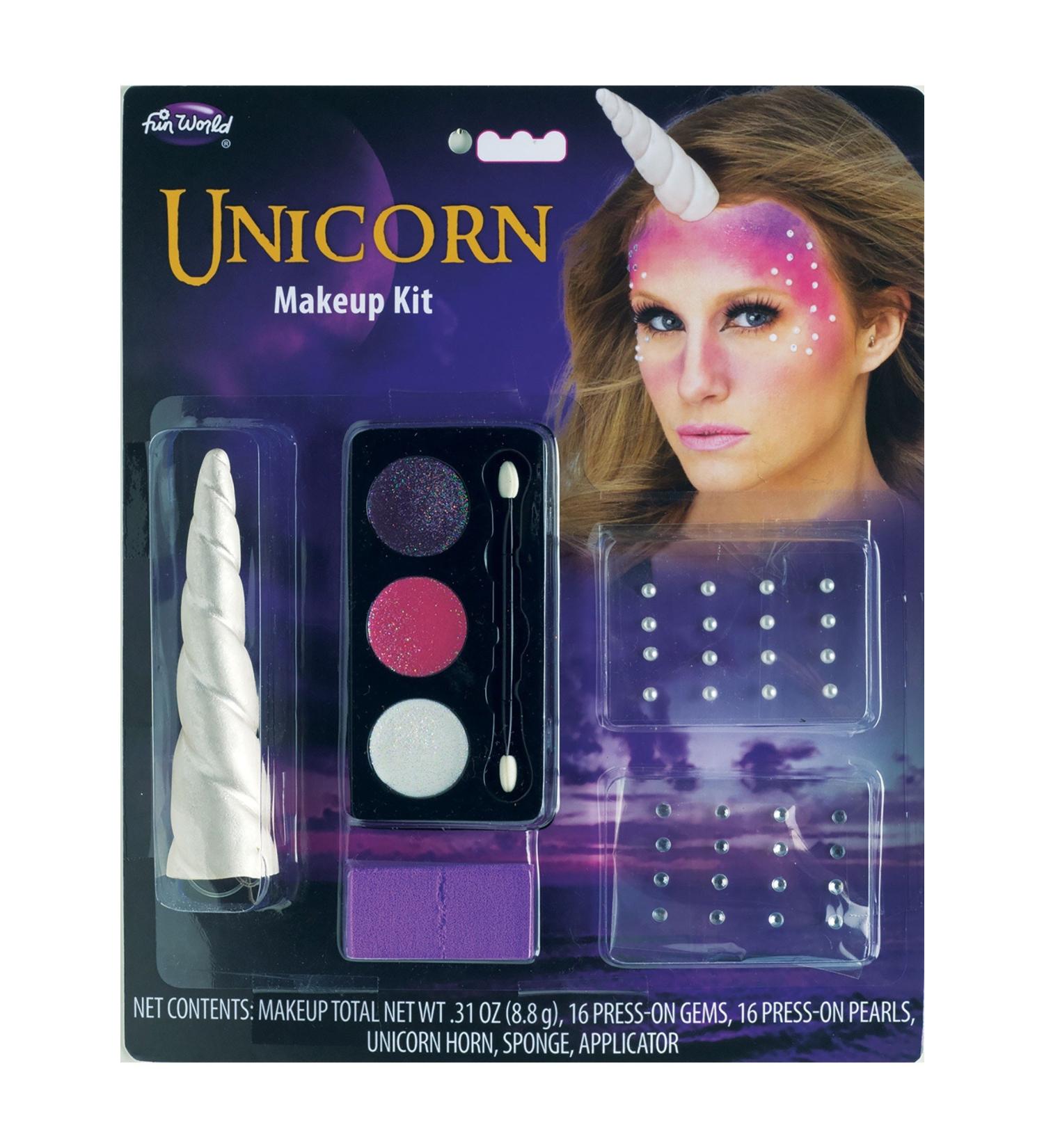Fun World Complete Unicorn Makeup Kit Standard