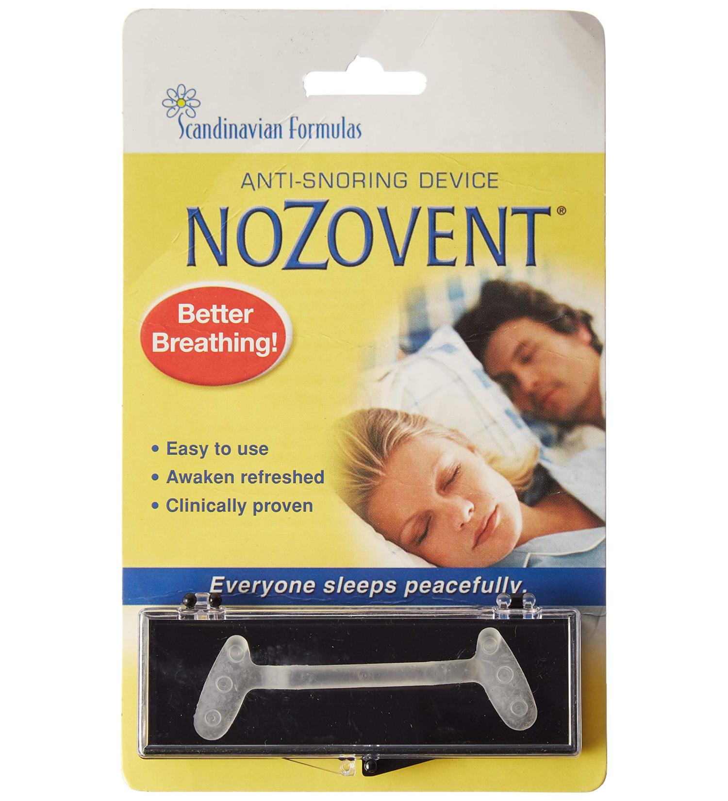 Scandinavian Formulas Nozovent Anti-Snore - 1 Pack