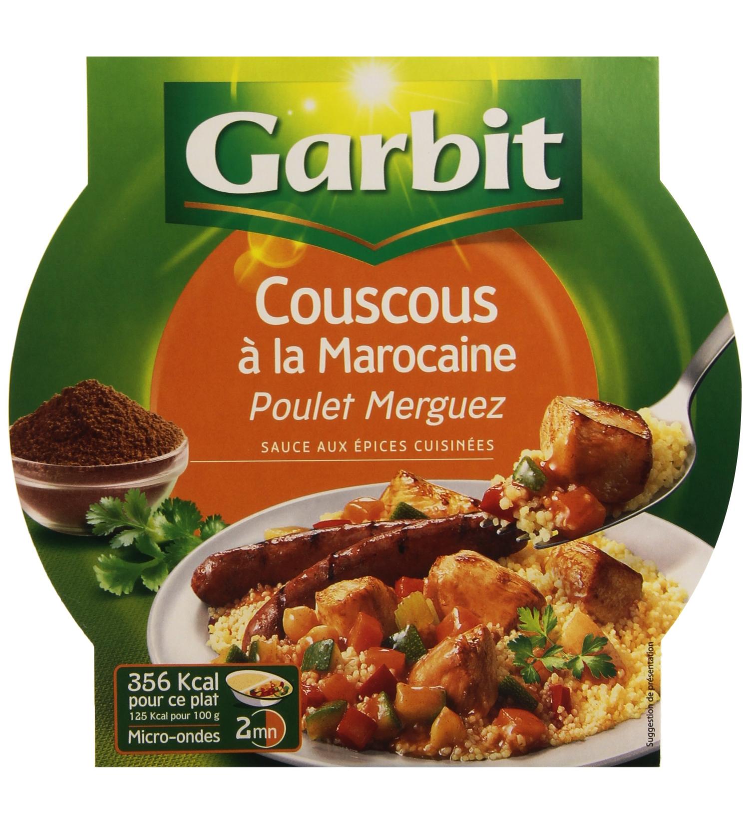 Garbit Moroccan Couscous with Chicken and Merguez 285 g - Buy Online on GoSupps.com