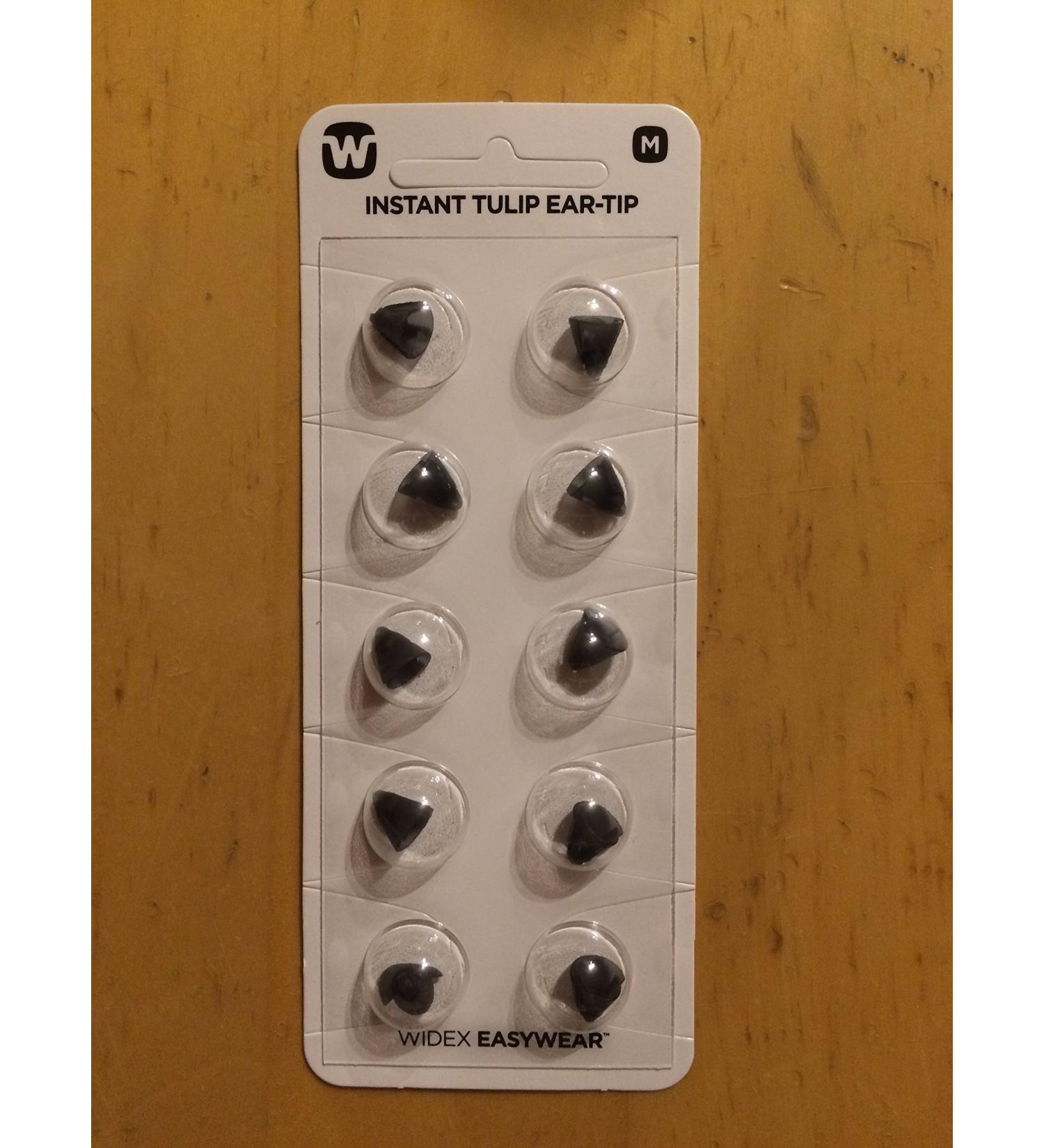 Widex Instant Tulip Ear-Tip Size M 10-pack blistPack for Ex hearing aid devices