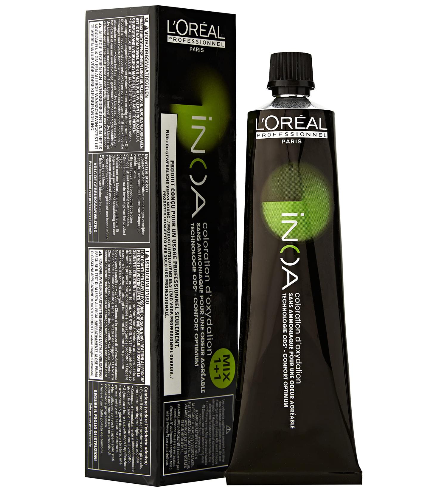 L'Or al Professionnel Inoa Permanent Hair Colour No.6.24 Dark Blonde Iris Copper 60 ml - Buy Online on GoSupps.com