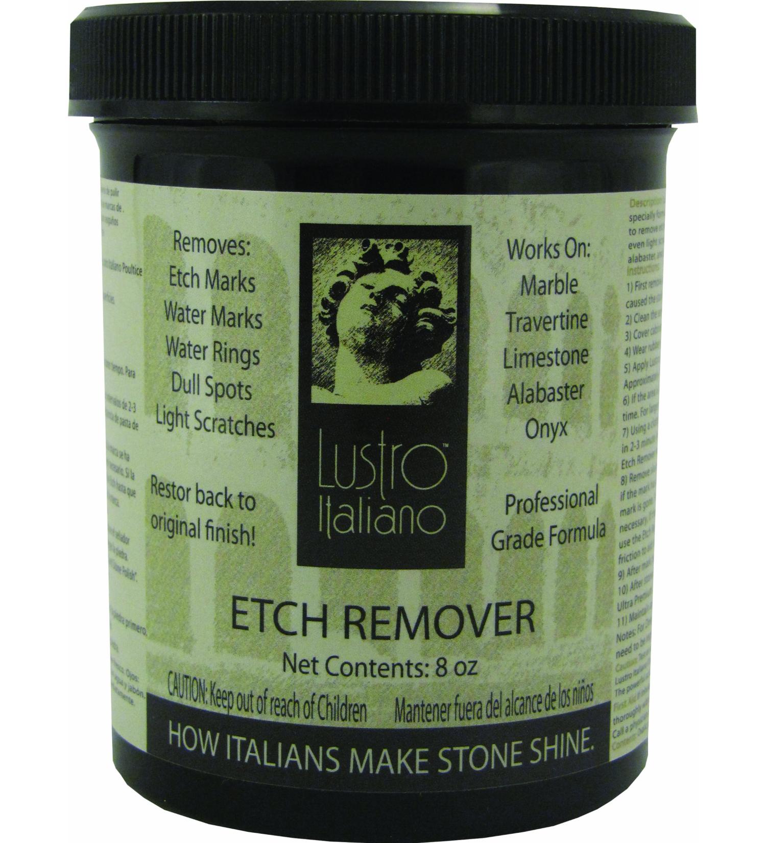 Lustro Italiano Etch Remover - 8 Ounce | Professional Cleaning Agent - Buy Online on GoSupps.com