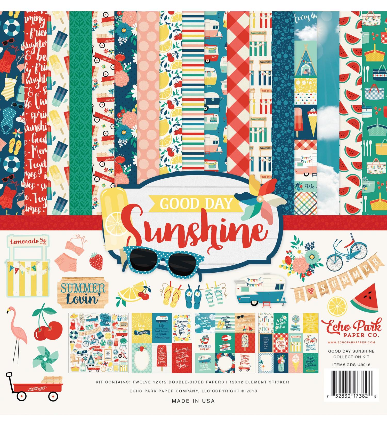 Echo Park Paper Company Good Day Sunshine Collection Kit