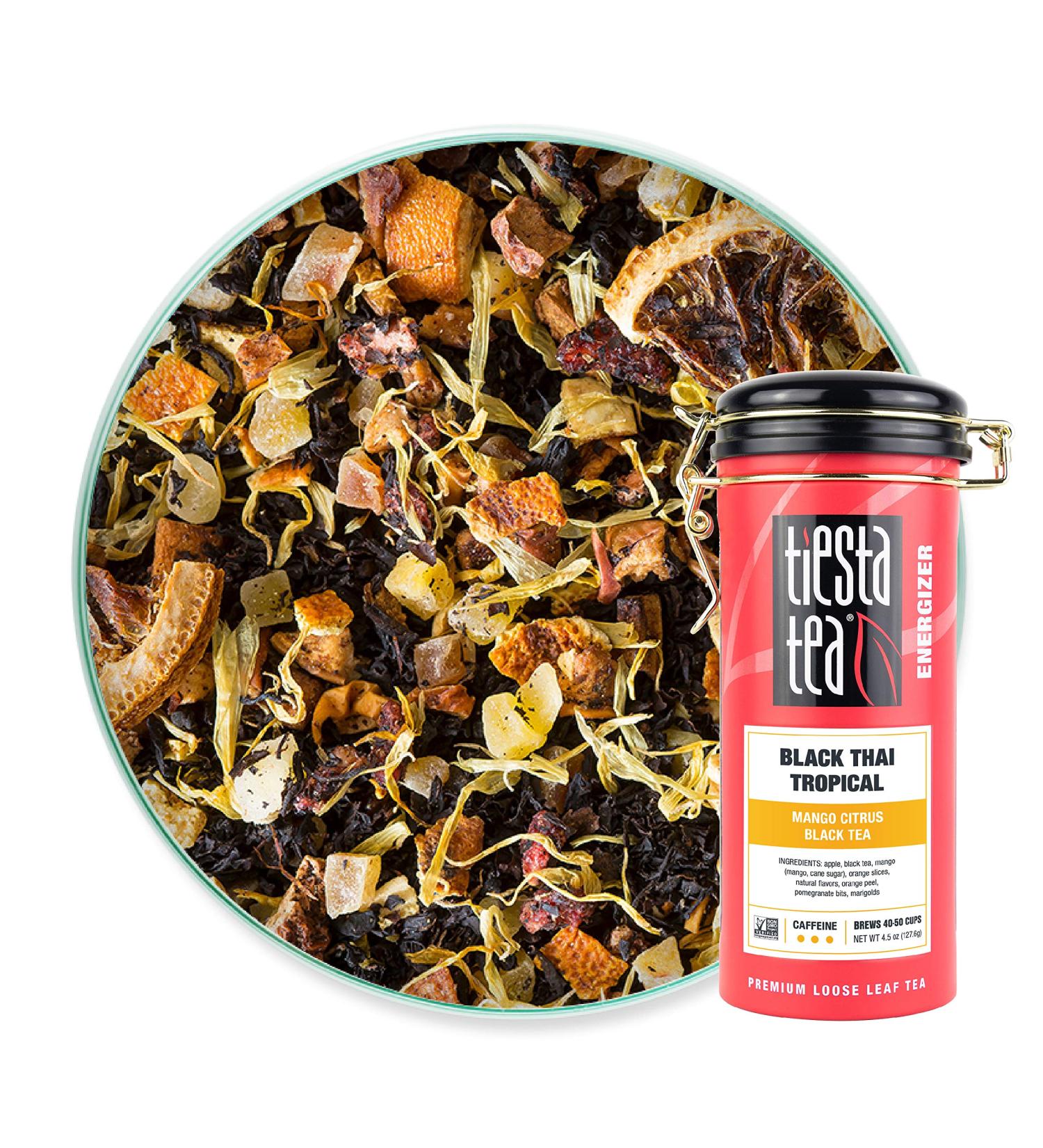 Tiesta Tea Premium Black Thai Tropical Loose Leaf Tea - 4.5 oz - Buy Online on GoSupps.com