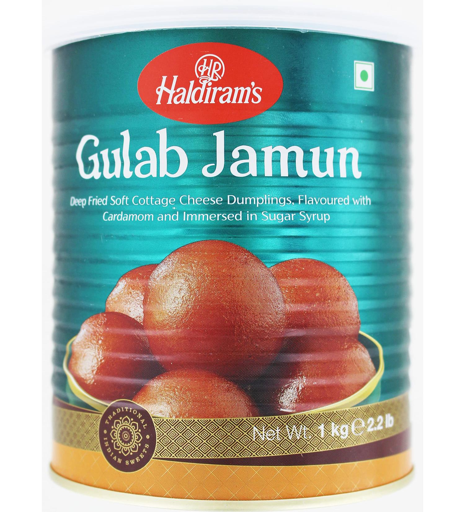 HALDIRAM Gulab Jamun 1 x 1 kg Green - Buy Online on GoSupps.com