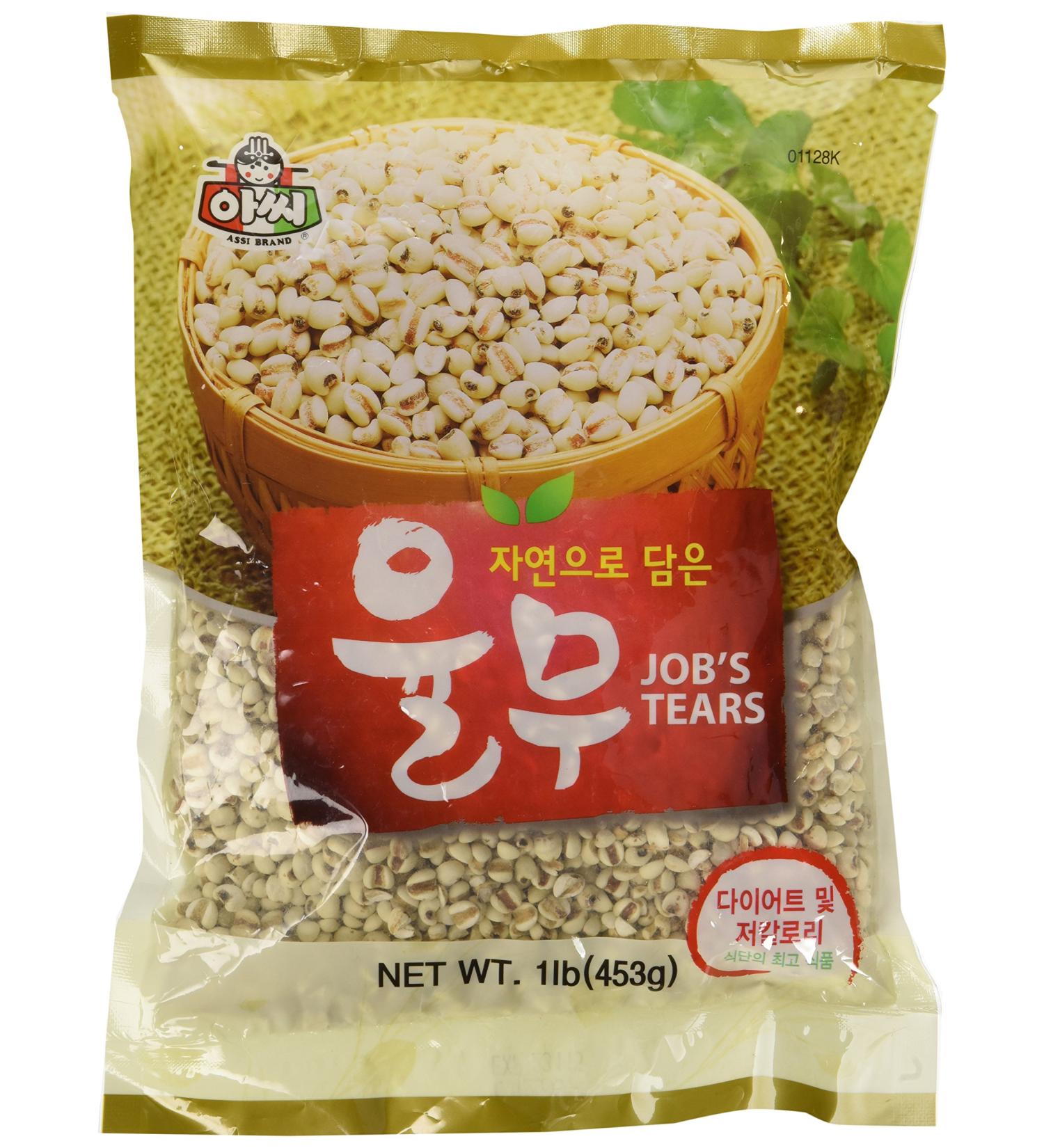 Assi Job's Tears Pound - 16 Ounce - Natural Grains for Healthy Cooking - Buy Online on GoSupps.com