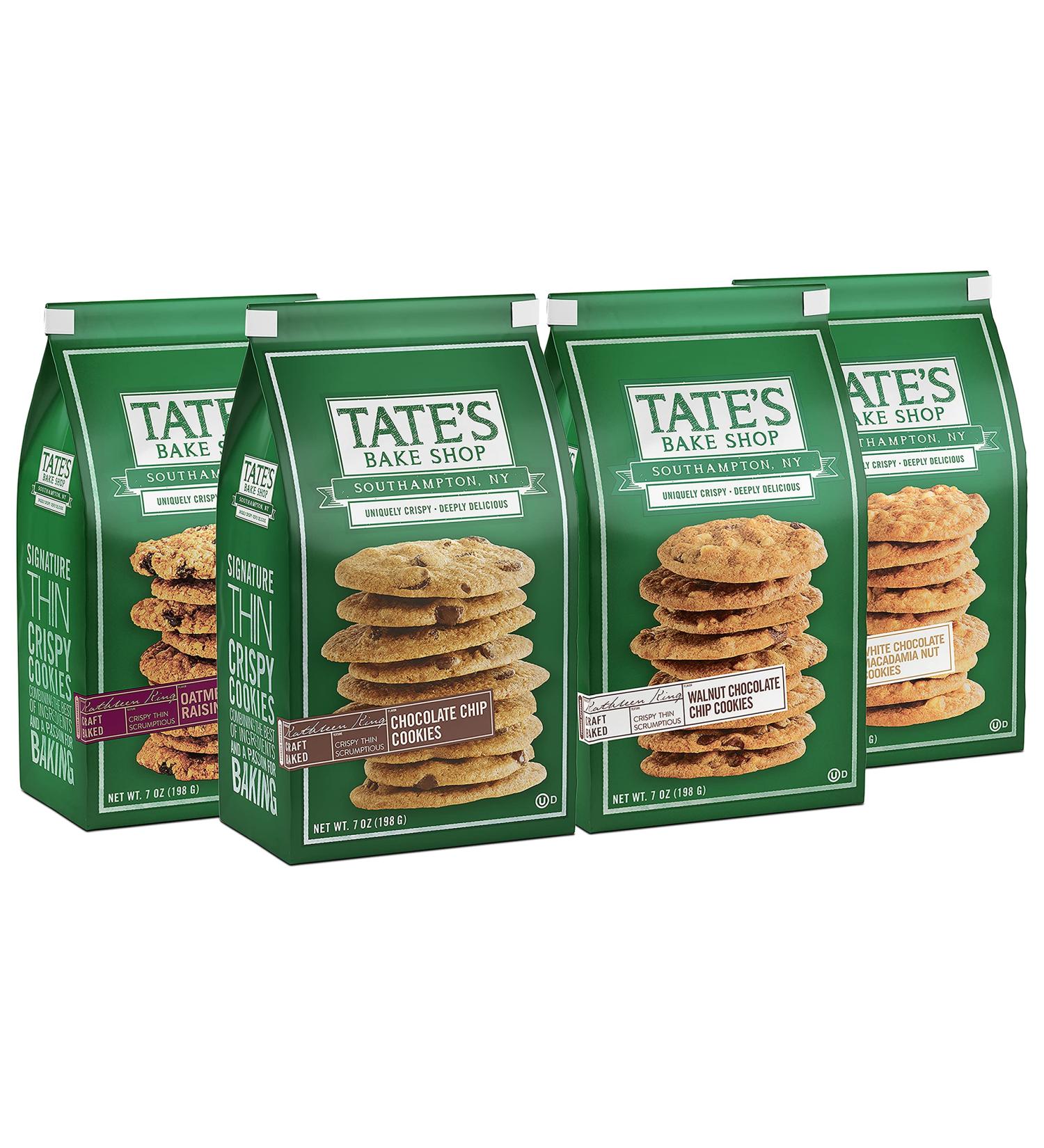 Tates Bake Shop Cookies Variety Pack - 4 Count 7 oz Bags - Buy Online on GoSupps.com