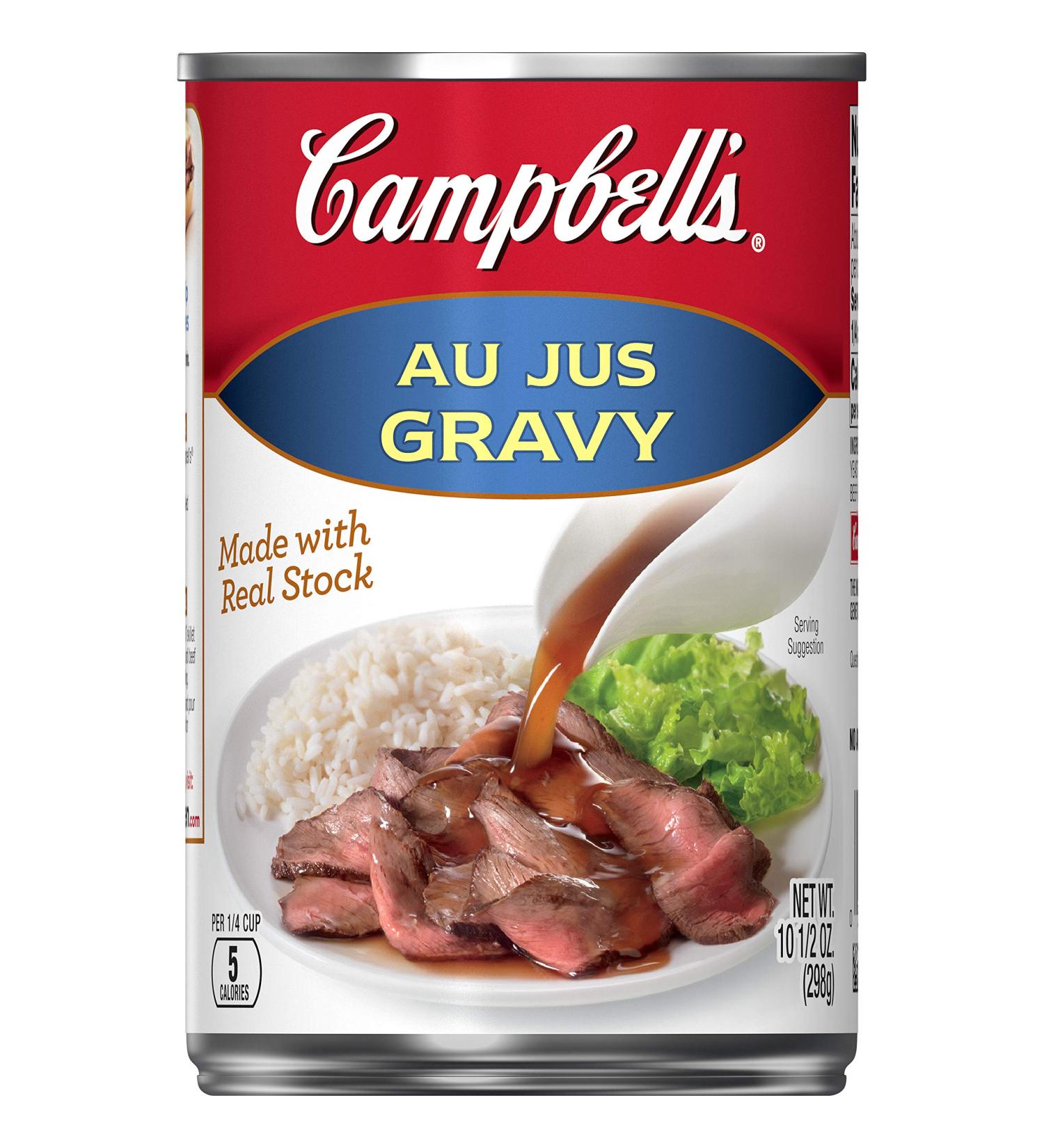 Campbell's Gravy Au Jus 10.5 oz. Can 24-Pack - Savory Beef Gravy for Meals - Buy Online on GoSupps.com