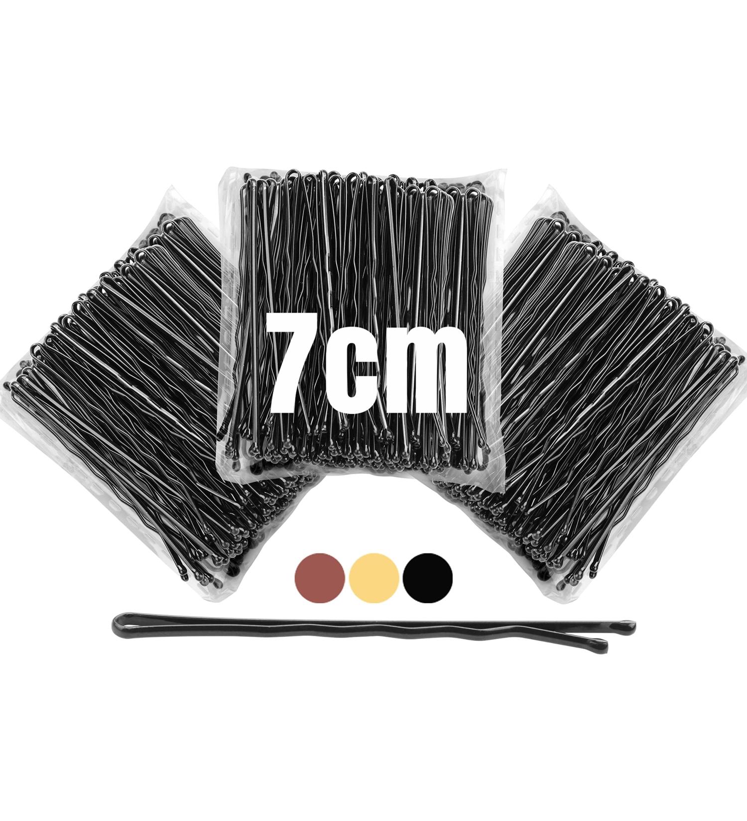 150pcs Black Hair Grips 7cm/2.75in Long Bobby Pins for Women & Girls - Ideal for Makeup & Hair Styling - Buy Online on GoSupps.com