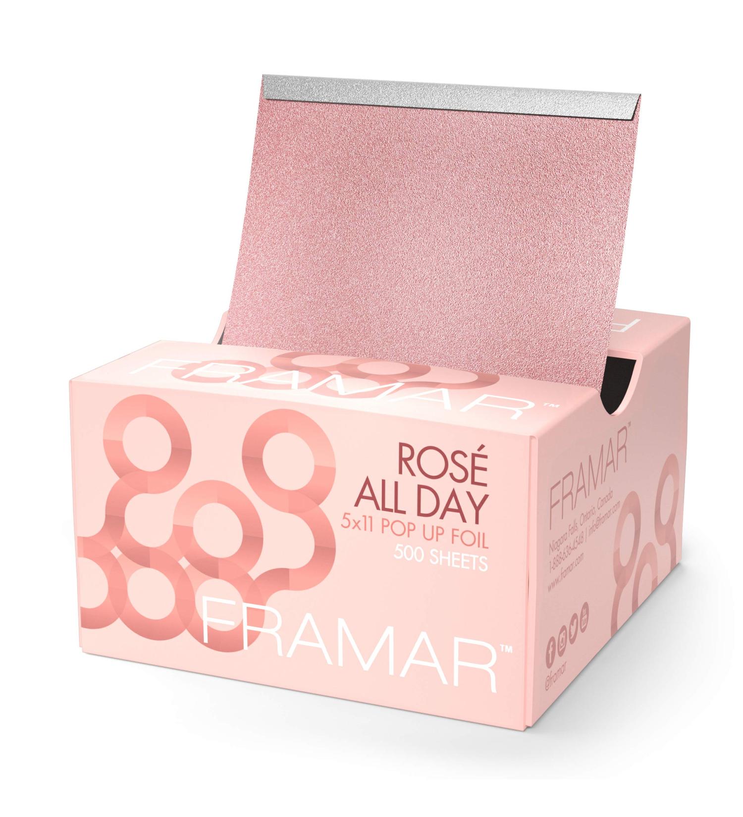 Framar Ros All Day Pop Up Hair Foil - 500 Aluminum Foil Sheets - Buy Online on GoSupps.com